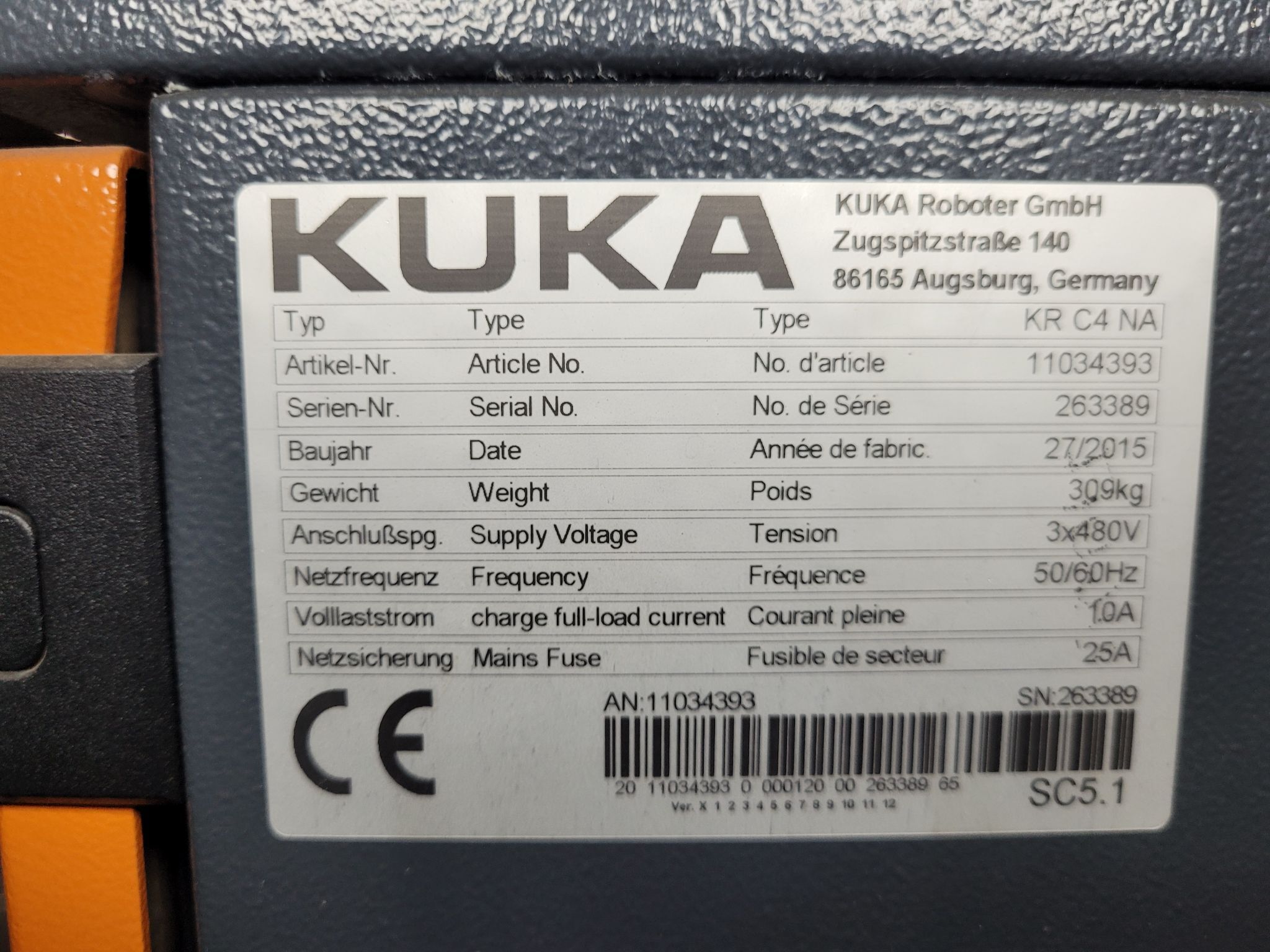 KUKA KR16 L6-2 w/ KR C4 Controls Lincoln R550 Weld Pkg & TT3A Reamer NEW 15