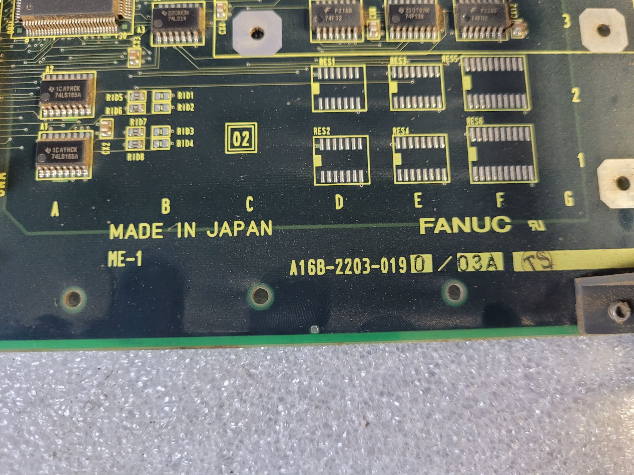 FANUC A16B-2203-0190 /03A PMC I/O Interface PCB Board USED 3