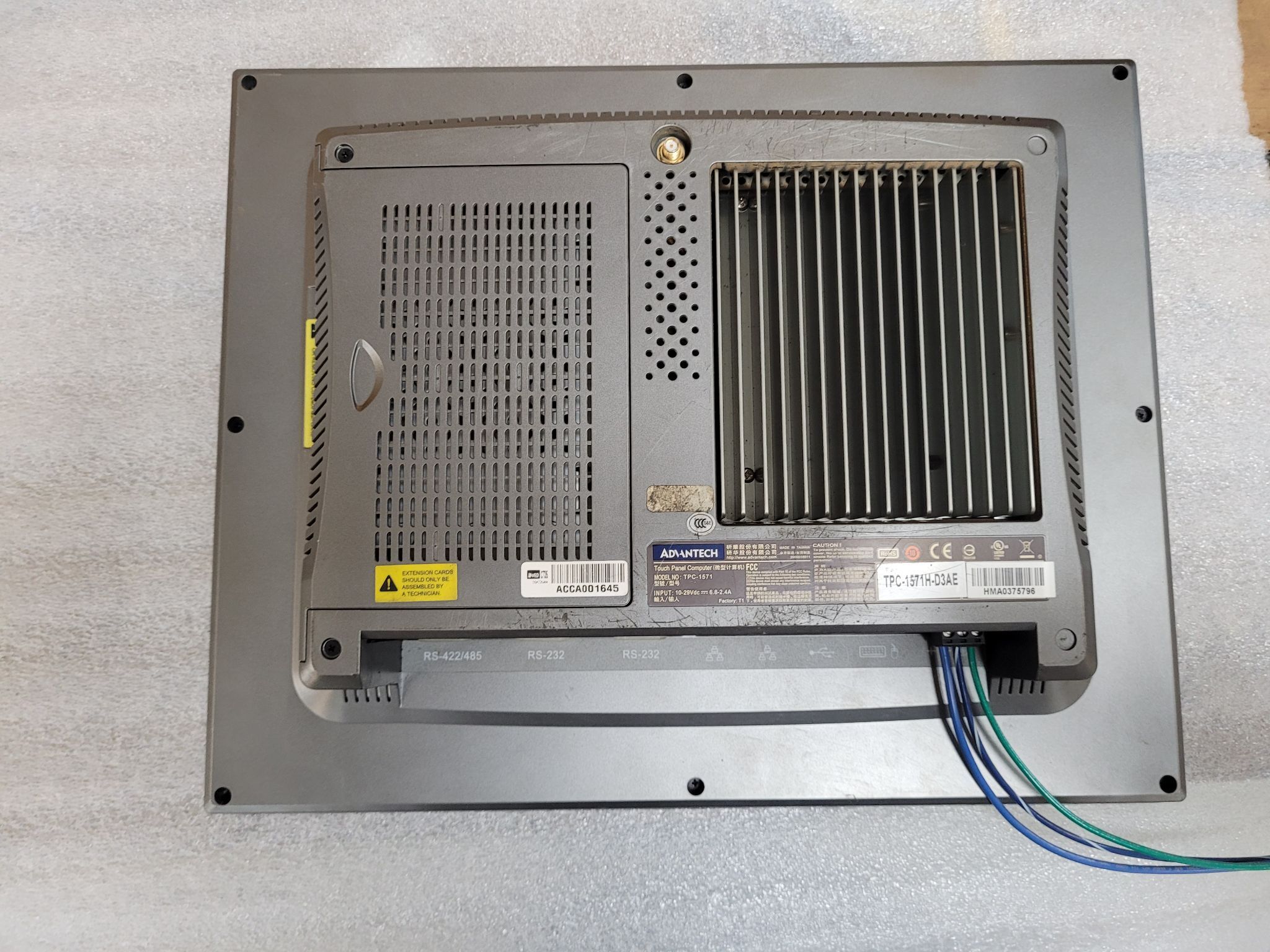 ADVANTECH TPC-1571H-D3AE 15" Touch Panel Computer USED 1