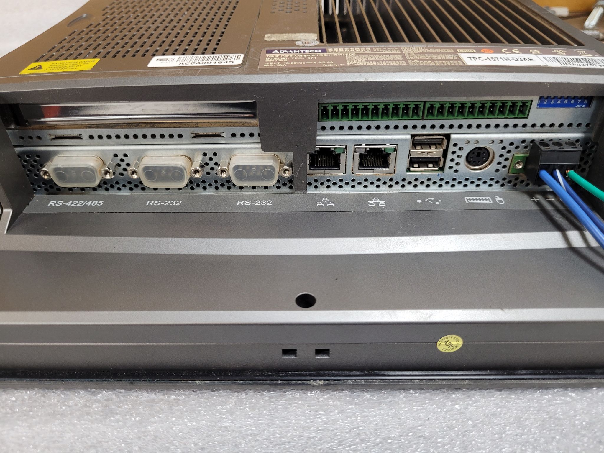 ADVANTECH TPC-1571H-D3AE 15" Touch Panel Computer USED 2