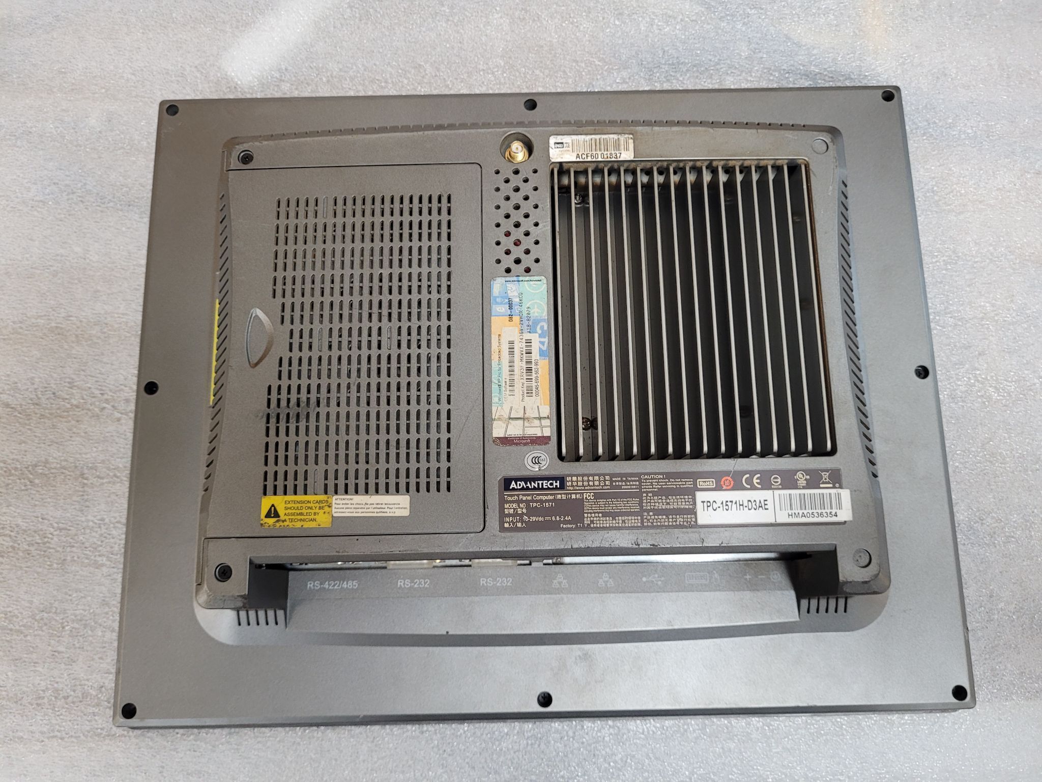 ADVANTECH TPC-1571H-D3AE 15" Touch Panel Computer USED 1