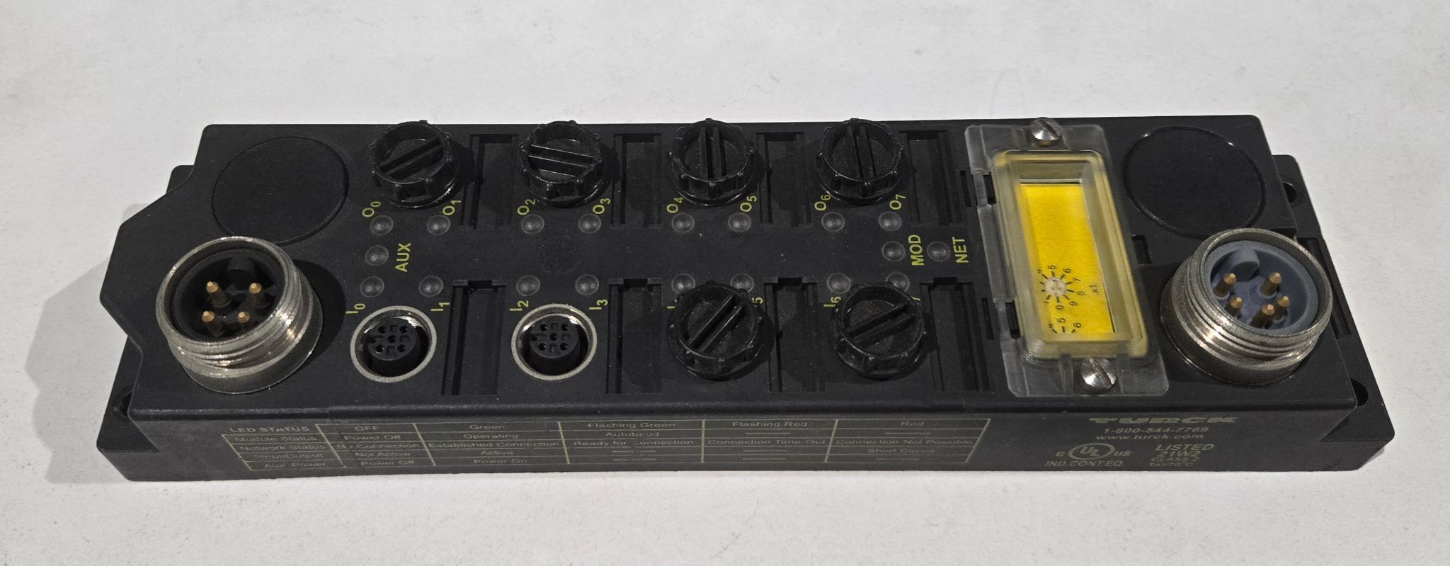 Turck FDNP‑S0808G‑WW DeviceNet I/O Module USED 0