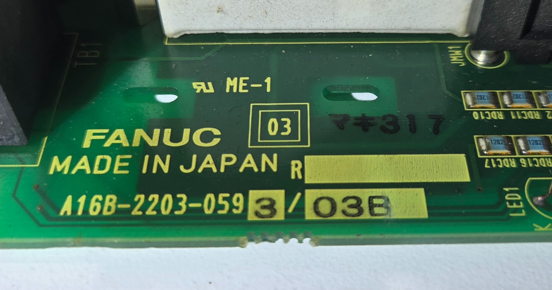 FANUC A16B‑2203‑0593/03B Control PCB USED 3
