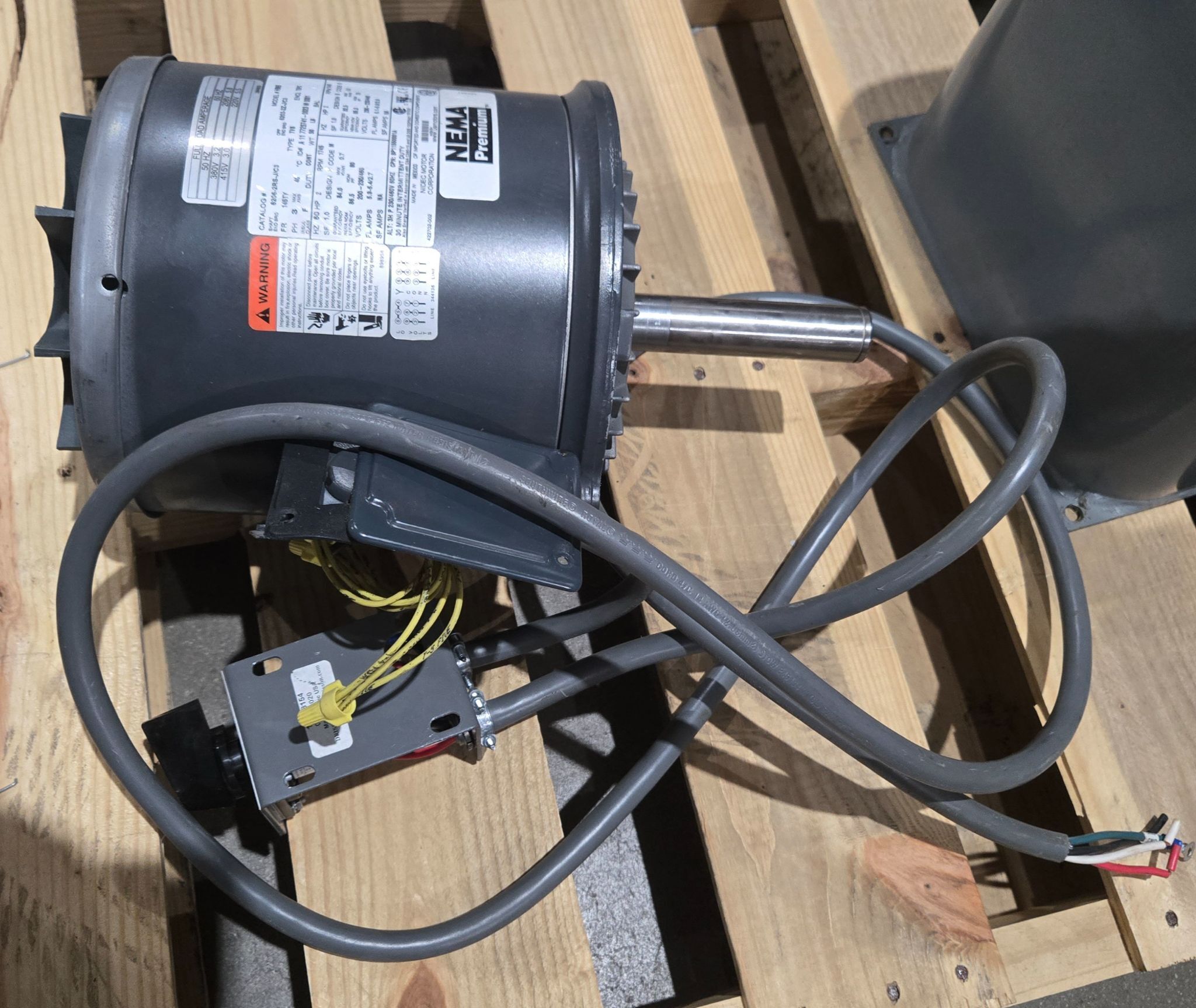 NIDEC HB65 General Purpose AC Motor 6206-2RS-J/C3 NEW 0