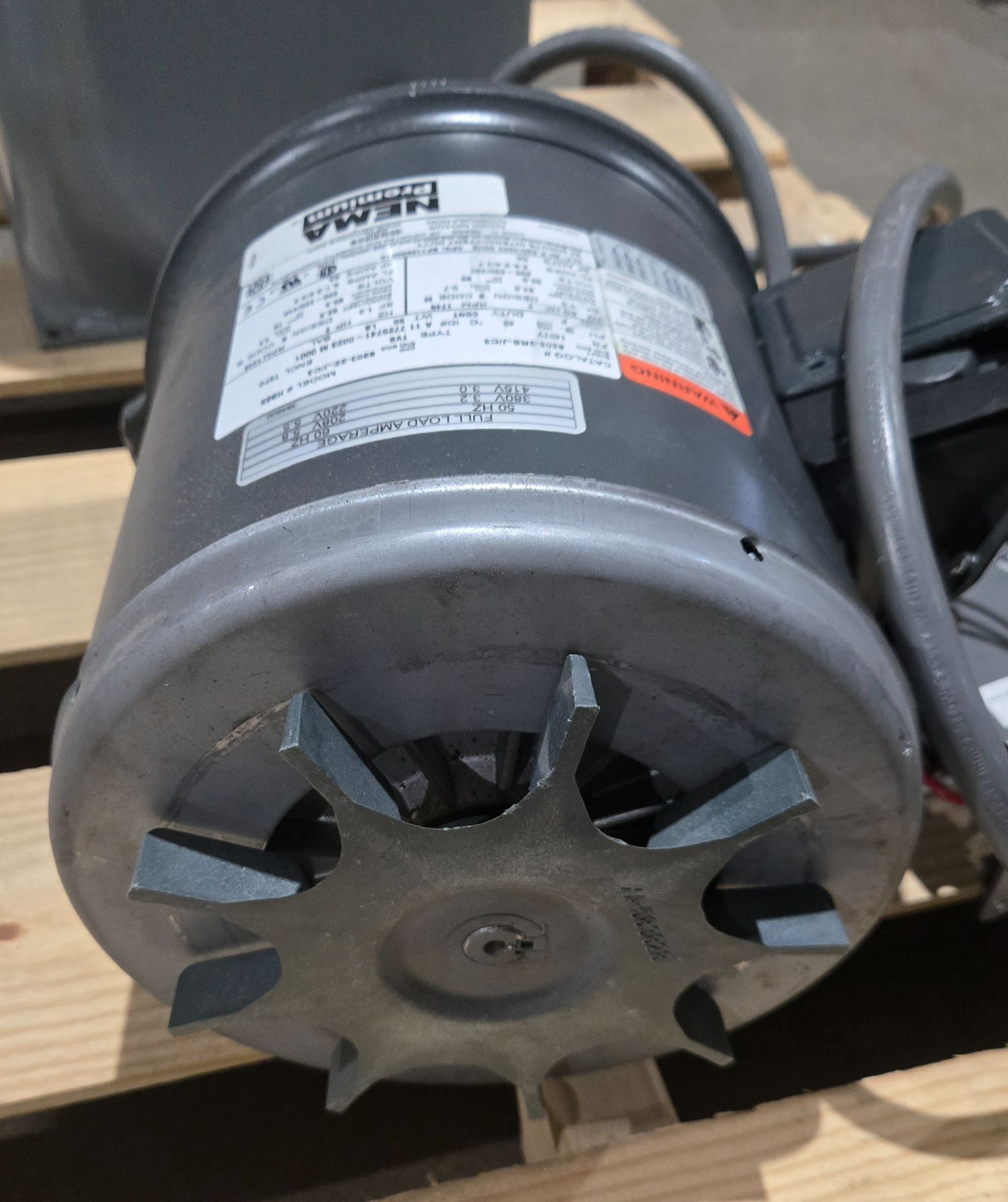 NIDEC HB65 General Purpose AC Motor 6206-2RS-J/C3 NEW 2