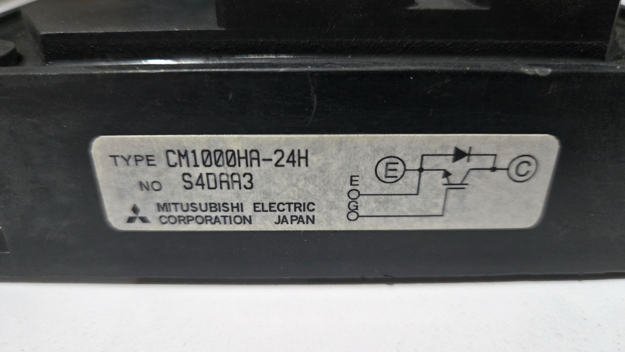 MITSUBISHI S4DAA3 TYPE CM1000HA-24H 1200V, 1000A, IGBT Power Module USED 2