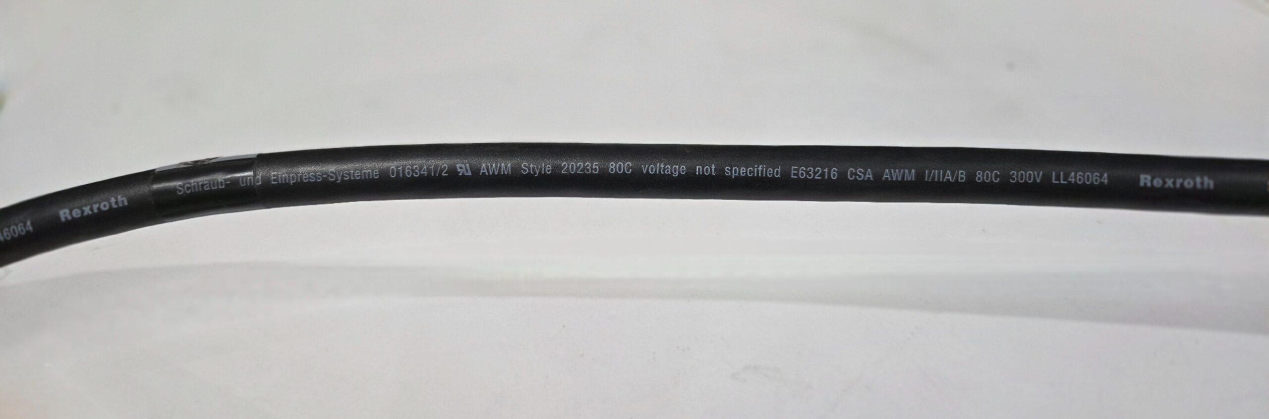 BOSCH REXROTH 016341/2 Industrial Feedback / Signal Cable Assembly USED 4