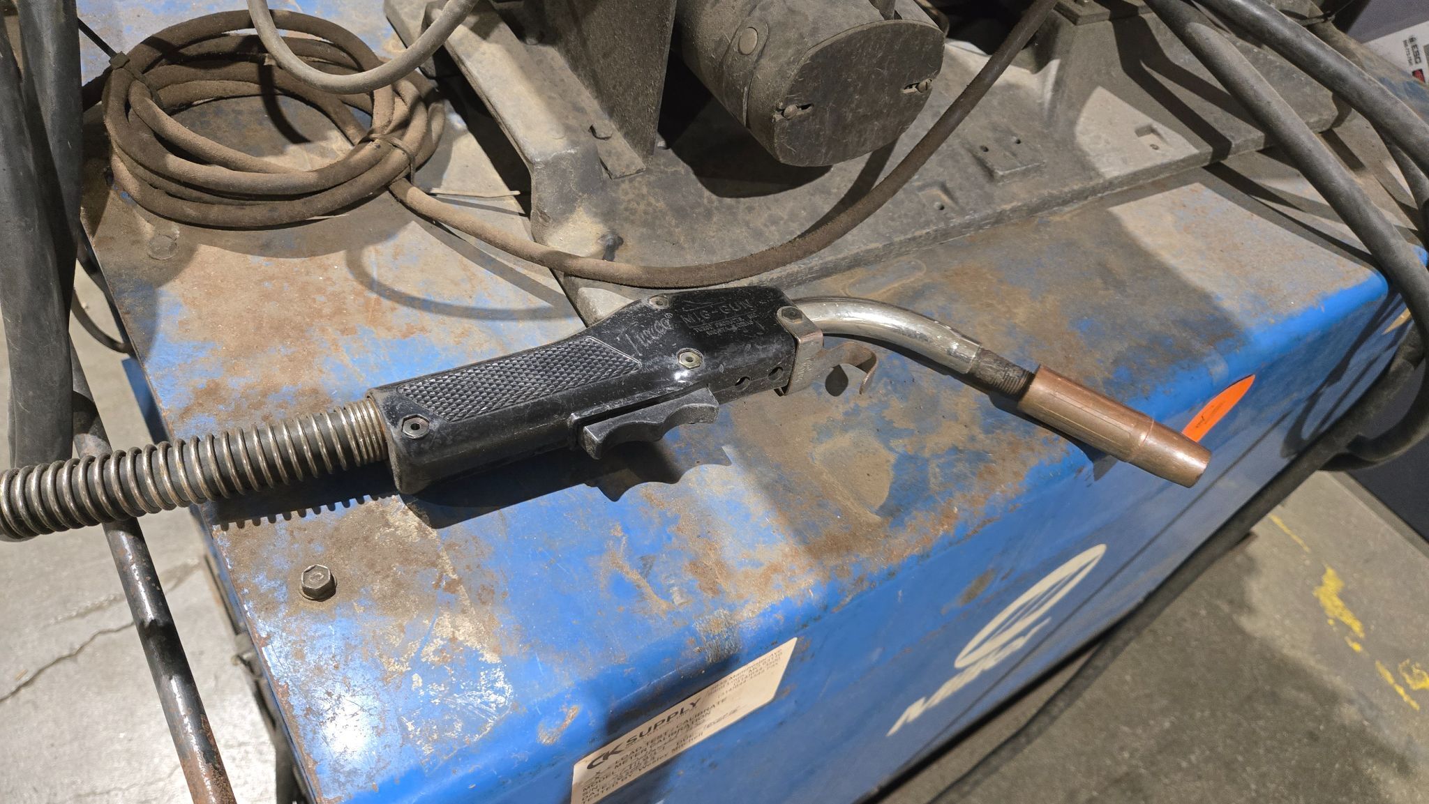 MILLER DELTAWELD 450 Welding Power Source w/ MILLERMATIC S‑54E Wire Feeder USED 6