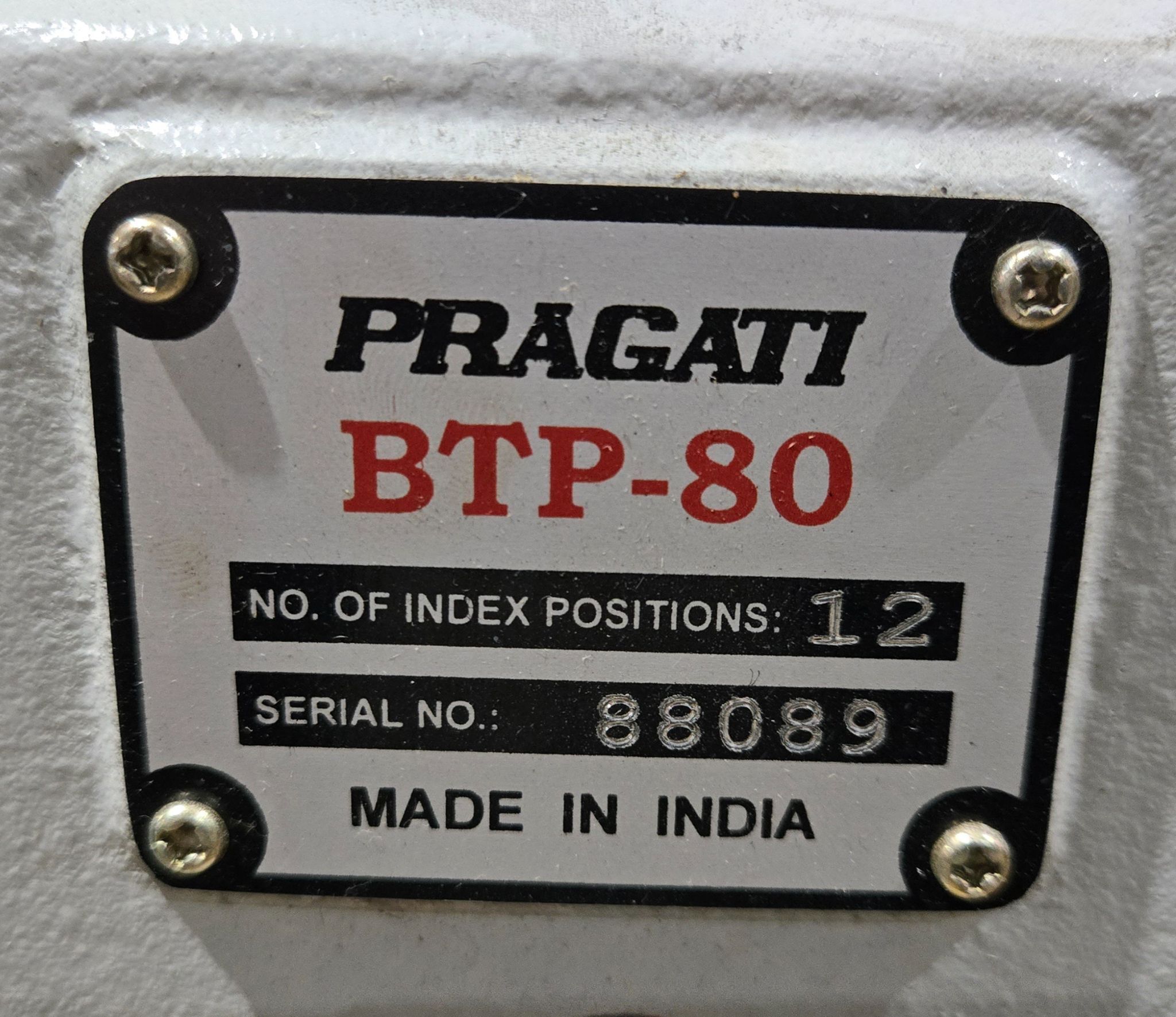 PRAGATI BTP‑80 CNC Lathe Tool Turret 12‑Station NEW 4