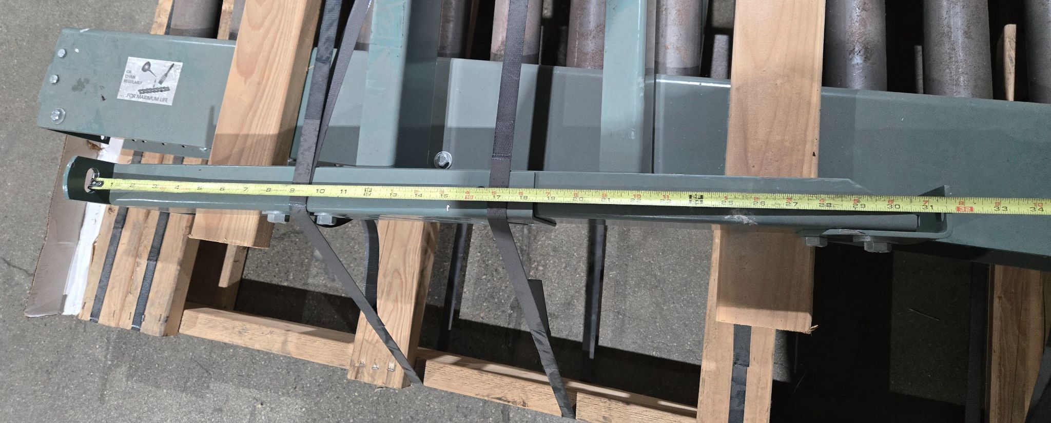 HYTROL 25‑CRR Powered Roller Conveyor 44" x 90" USED 4