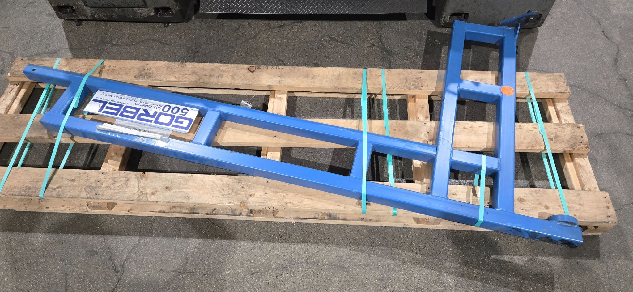 GORBEL SS-99040 500 lb Capacity Pedestal Jib Crane USED 0