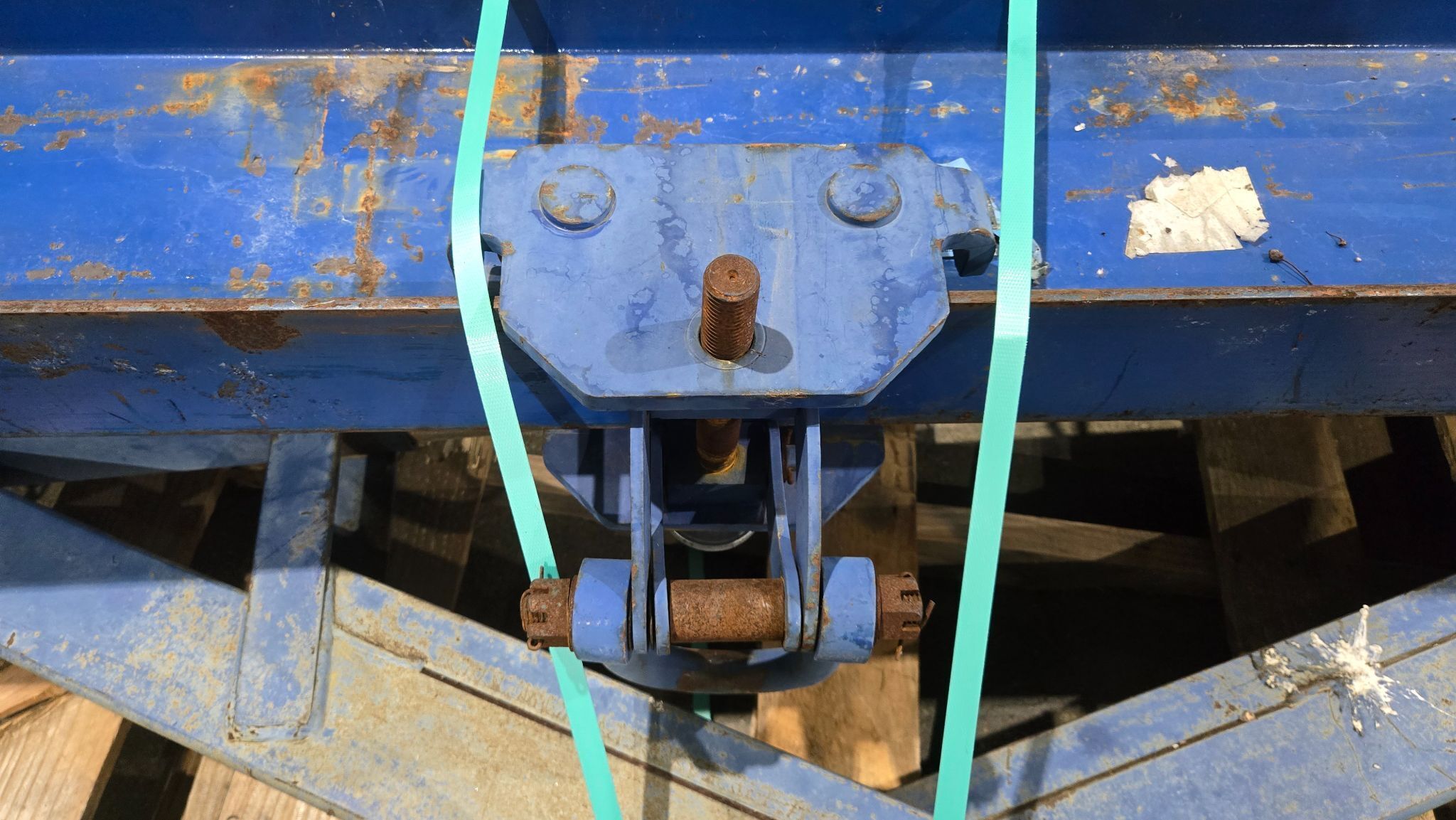 VESTIL Adjustable Steel Rolling Gantry Crane 6,000 lb Capacity USED 2