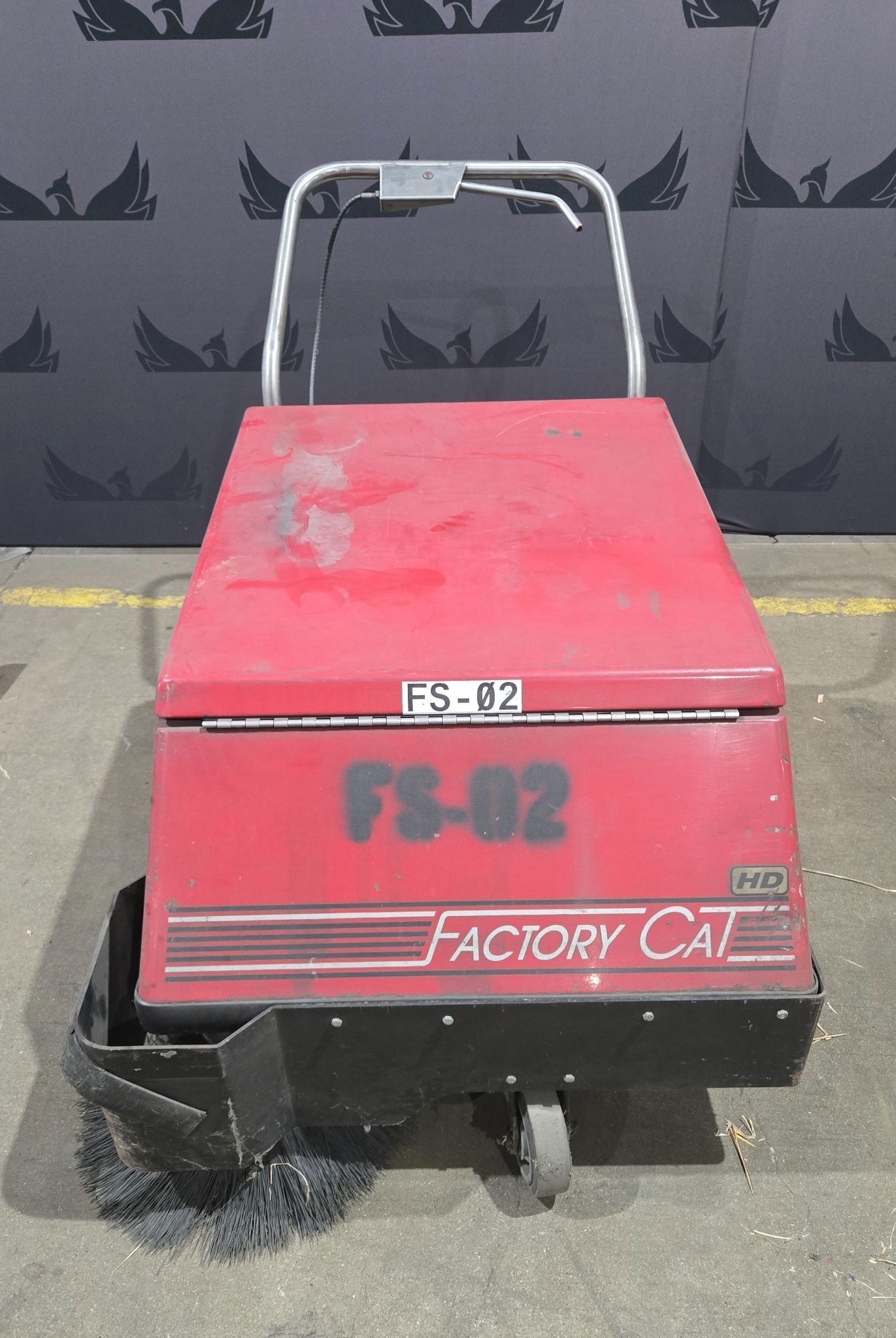 FACTORY CAT 34 Industrial Floor Sweeper USED 0