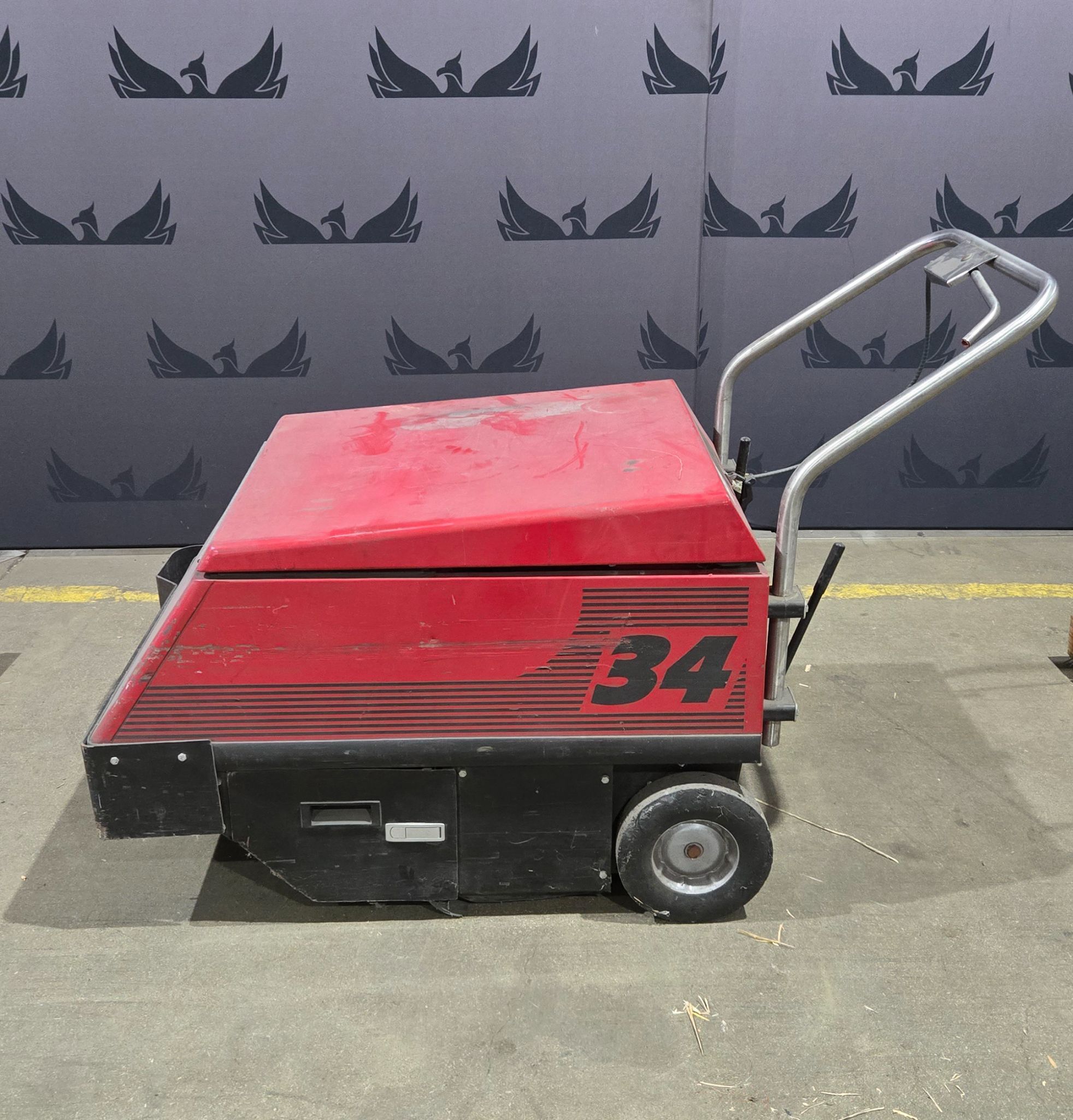 FACTORY CAT 34 Industrial Floor Sweeper USED 1