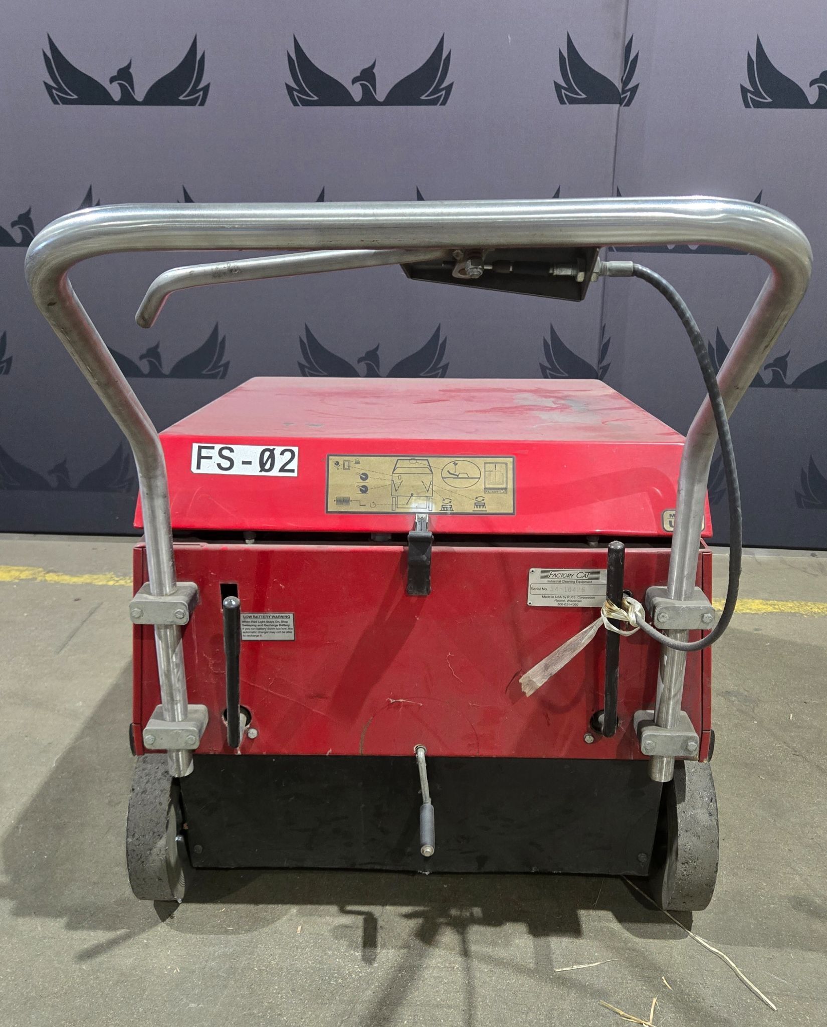 FACTORY CAT 34 Industrial Floor Sweeper USED 2