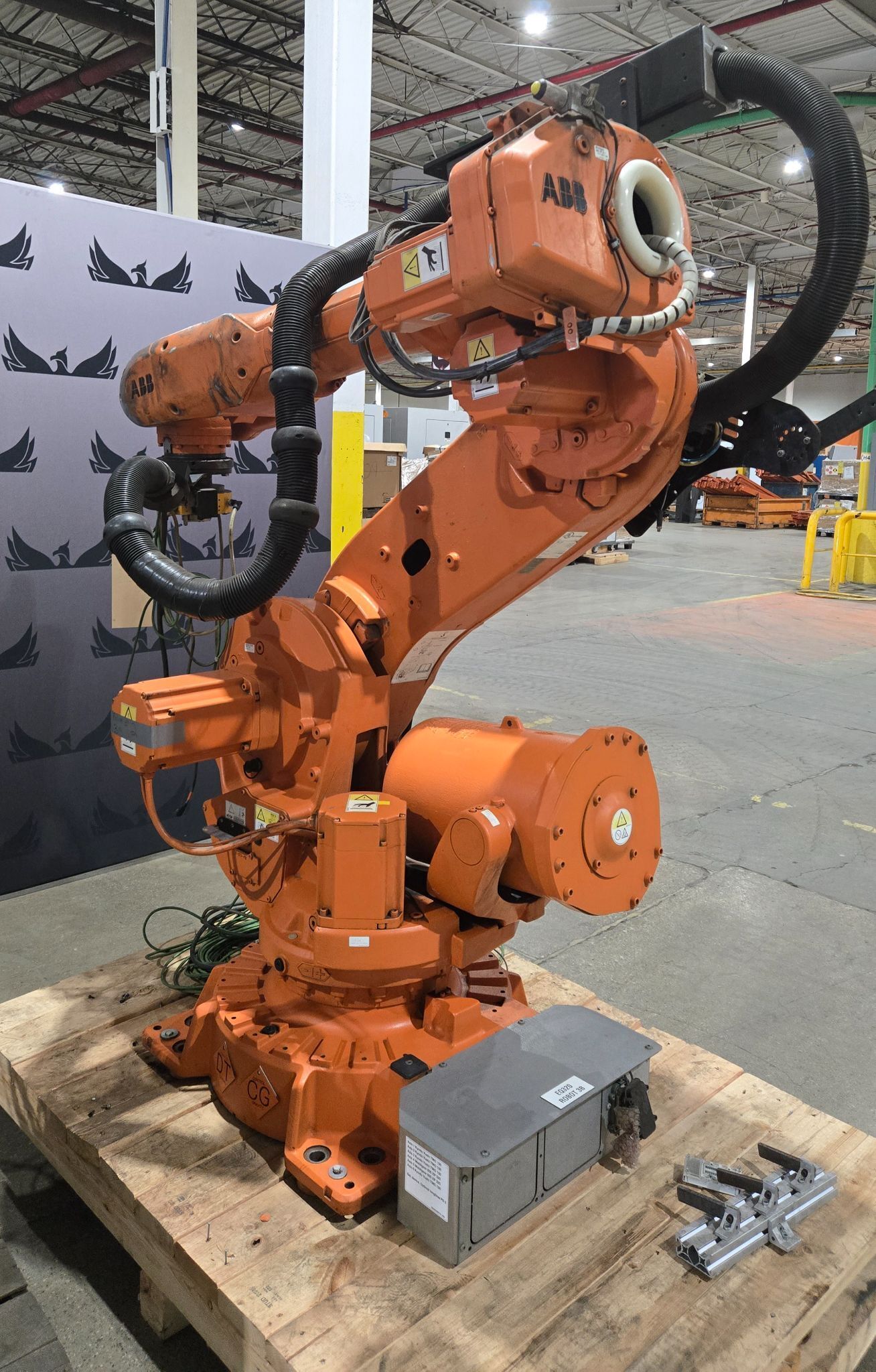 ABB IRB 6640-180/2.55 Complete with IRC5 Controller USED 9