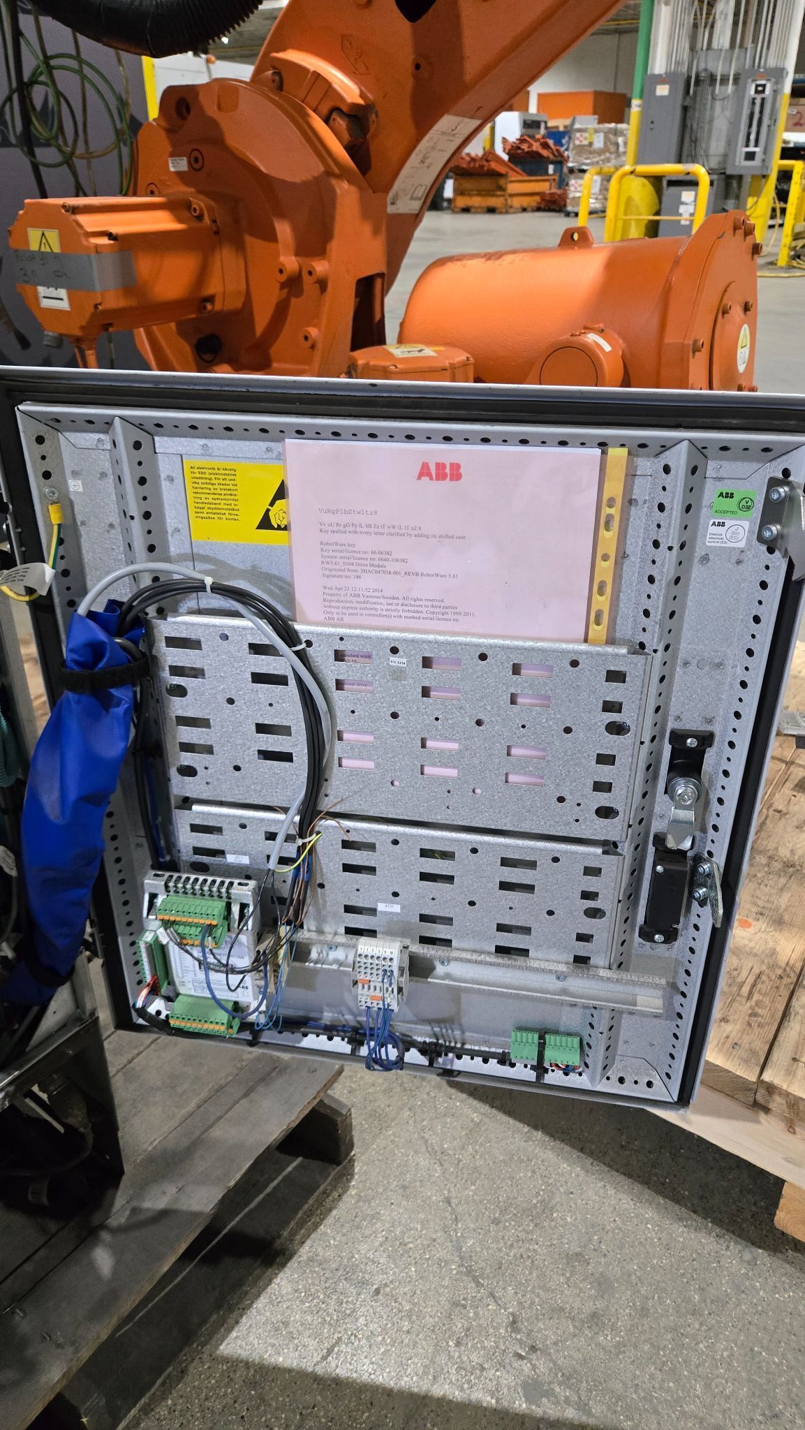ABB IRB 6640-180/2.55 Complete with IRC5 Controller USED 13