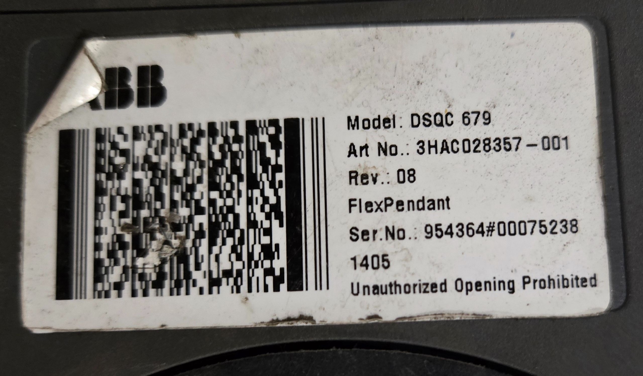 ABB IRB 6640‑180/2.55 Complete with IRC5 M2004 Controller USED 21