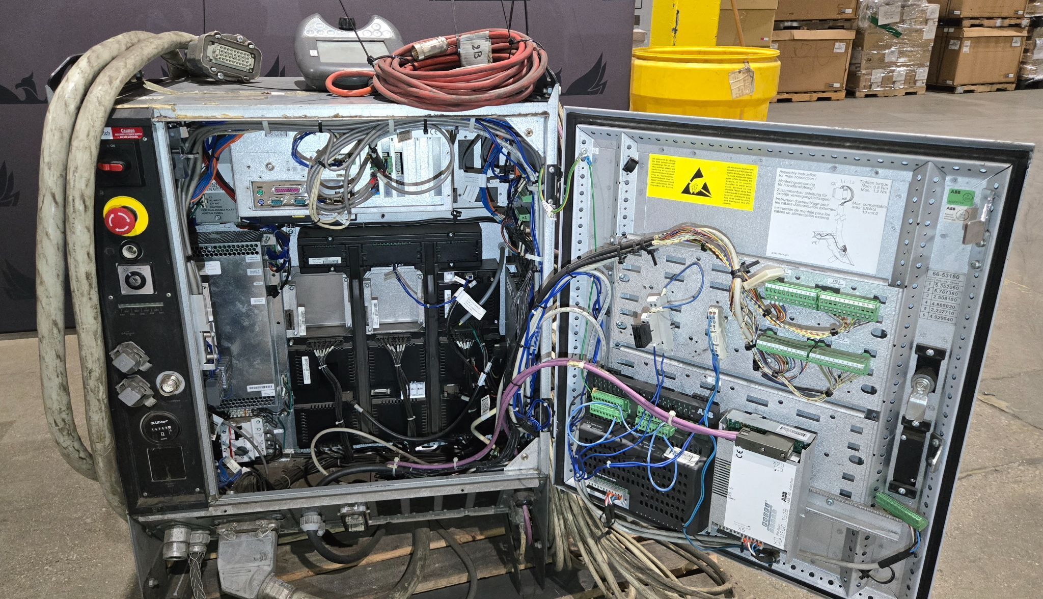 ABB IRB 6600-175/2.55 Complete with IRC5 Controller and 12" Riser USED 16