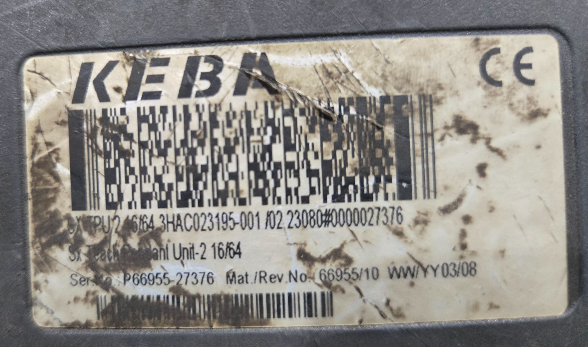 ABB IRB 6600-175/2.55 Complete with IRC5 Controller and 12" Riser USED 23
