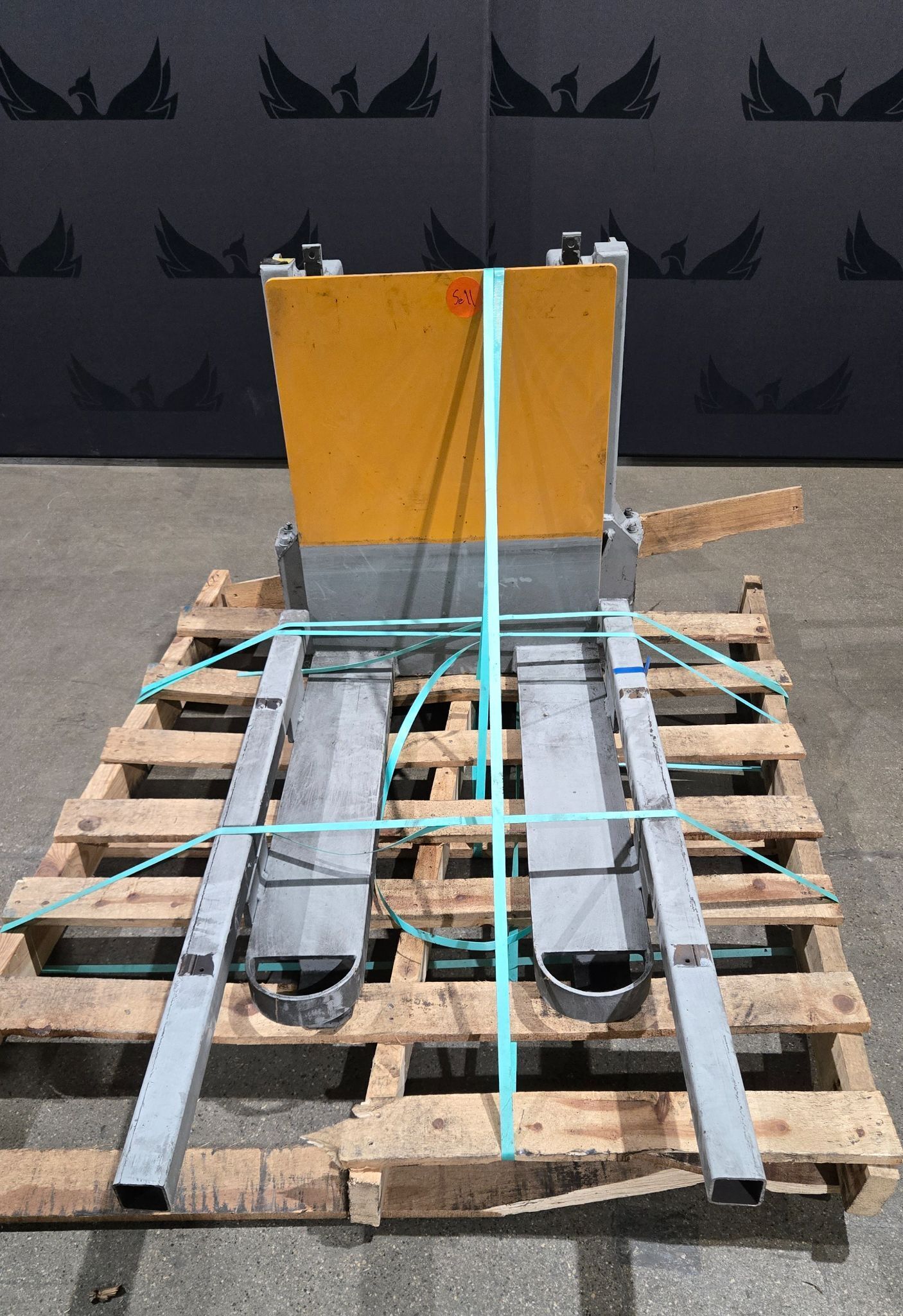 HYDRAULIC Fork Lift Attachment Foot Pump Operated Material Handler USED 0