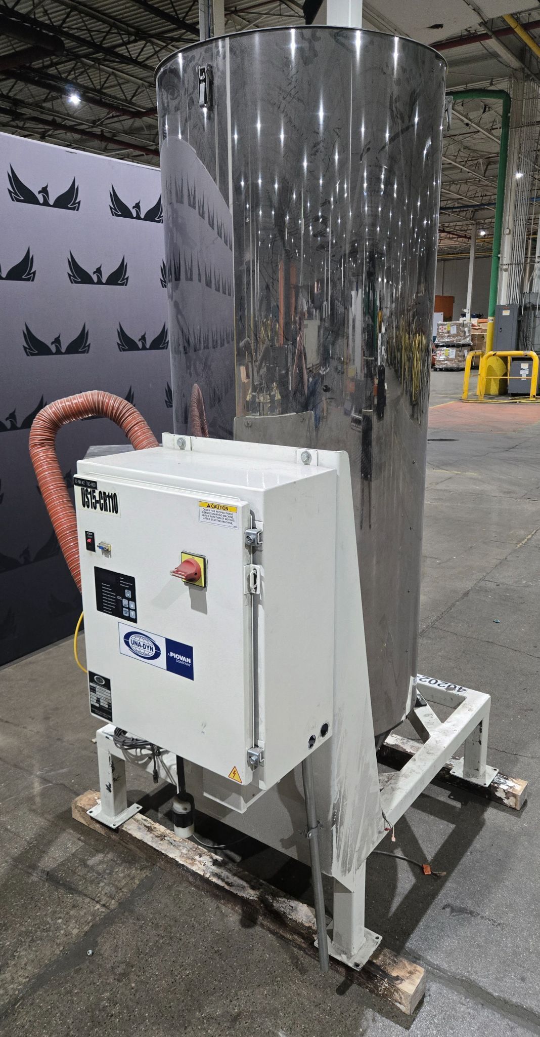 UNA-DYN US15-CR110 Hopper Dryer System FC-XMH USED 2