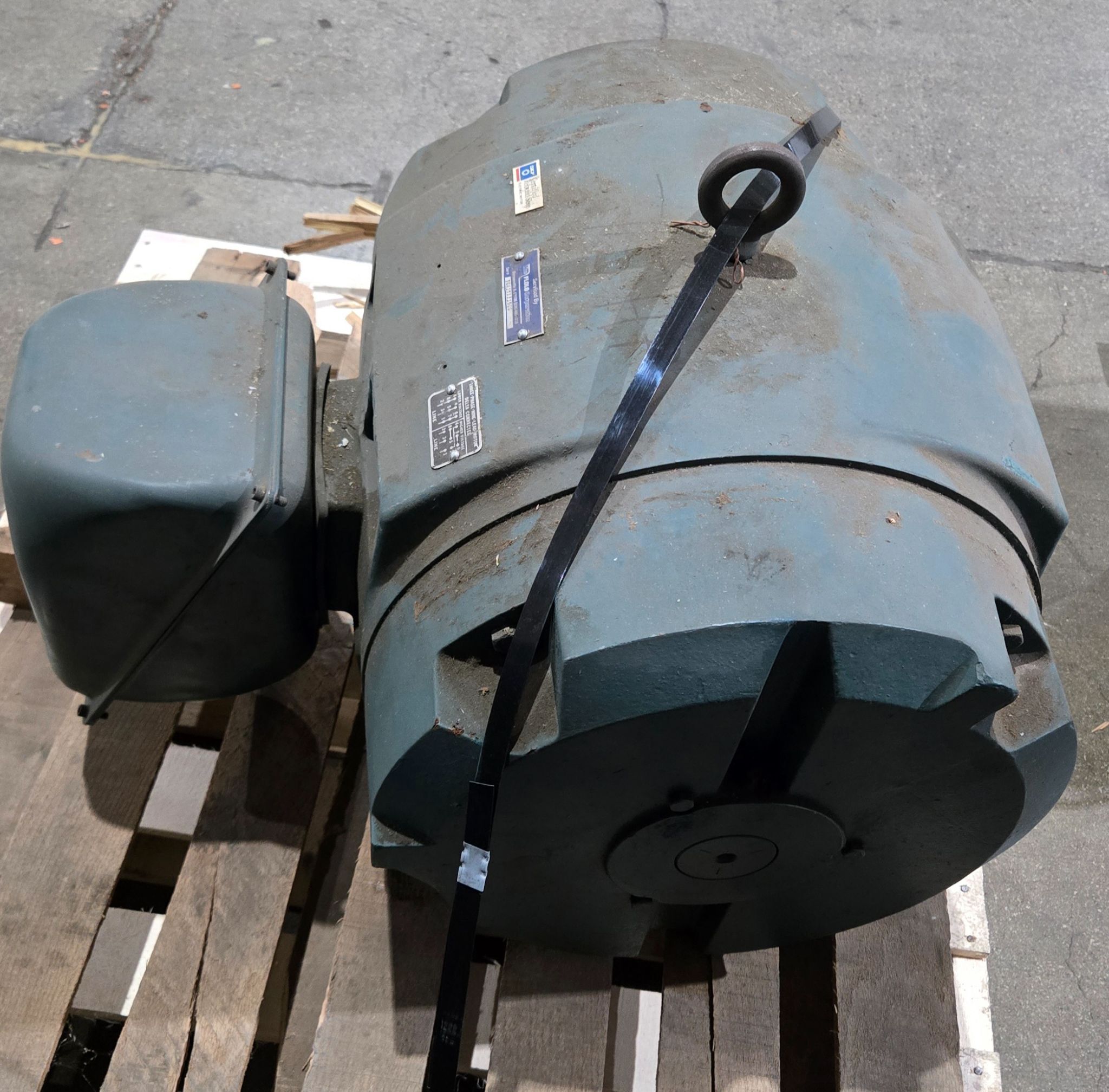 75 HP Three Phase Electric Motor - 9 Lead Delta USED 3