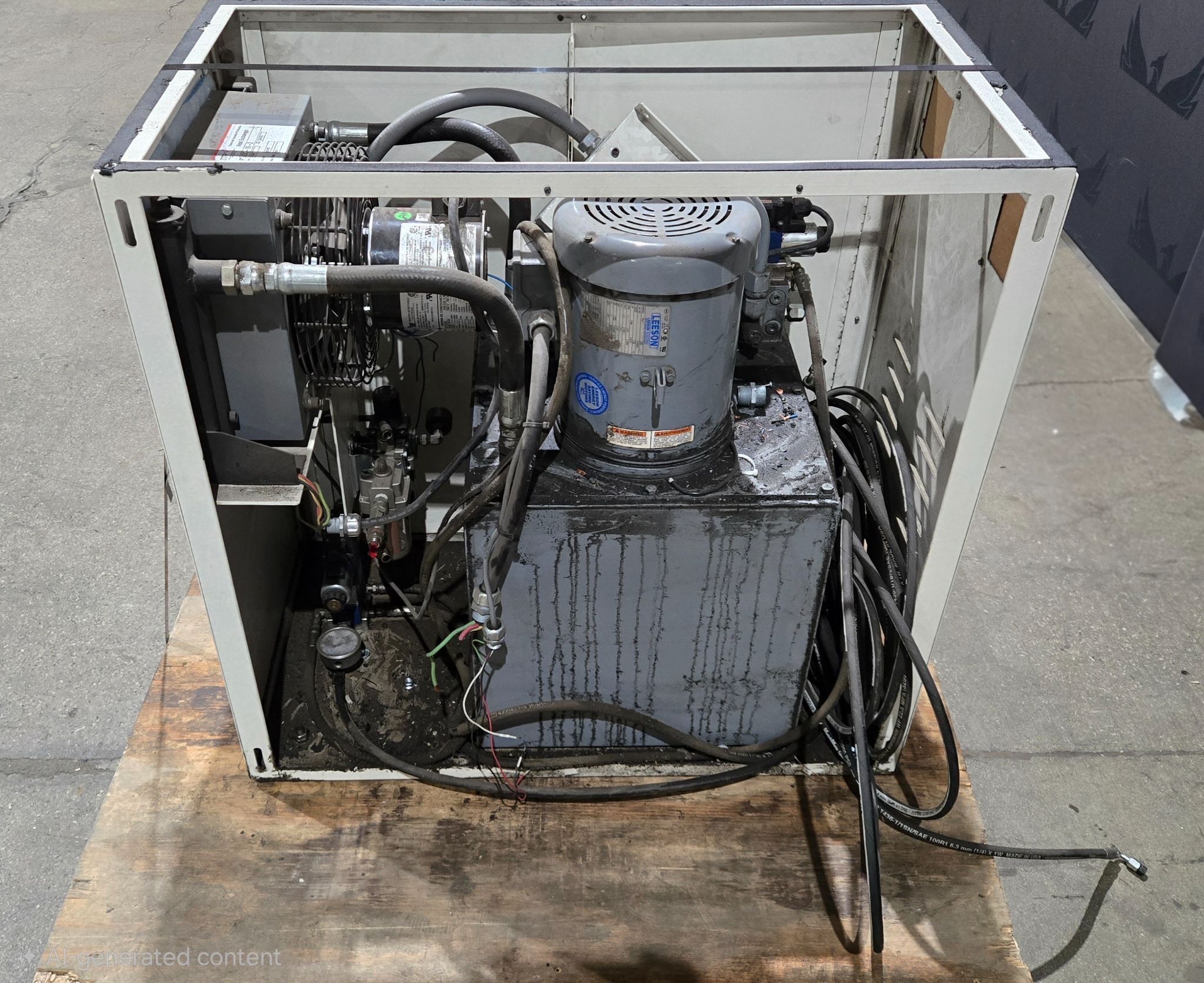 INNOTEK 26139E Hydraulic Power Unit w/ AOC-19-2 Heat Exchanger USED 4