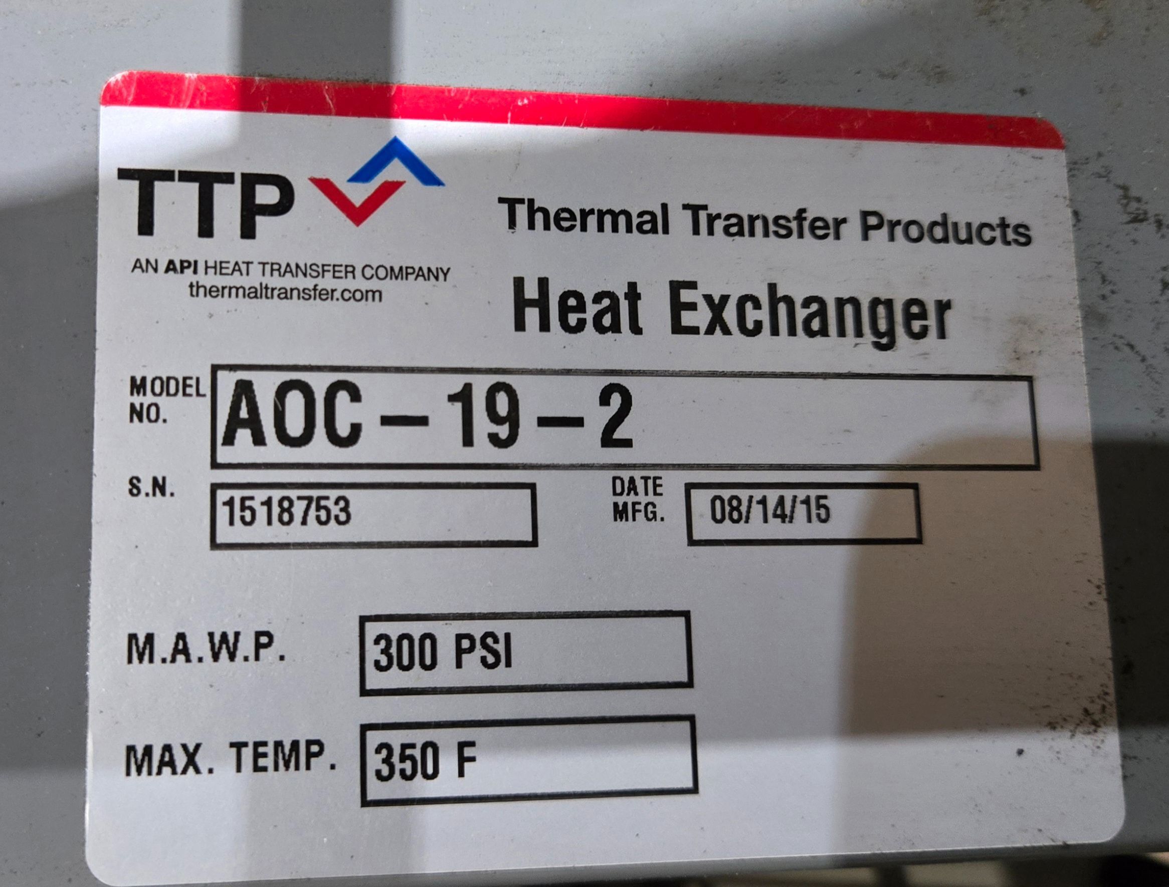 INNOTEK 26139E Hydraulic Power Unit w/ AOC-19-2 Heat Exchanger USED 9