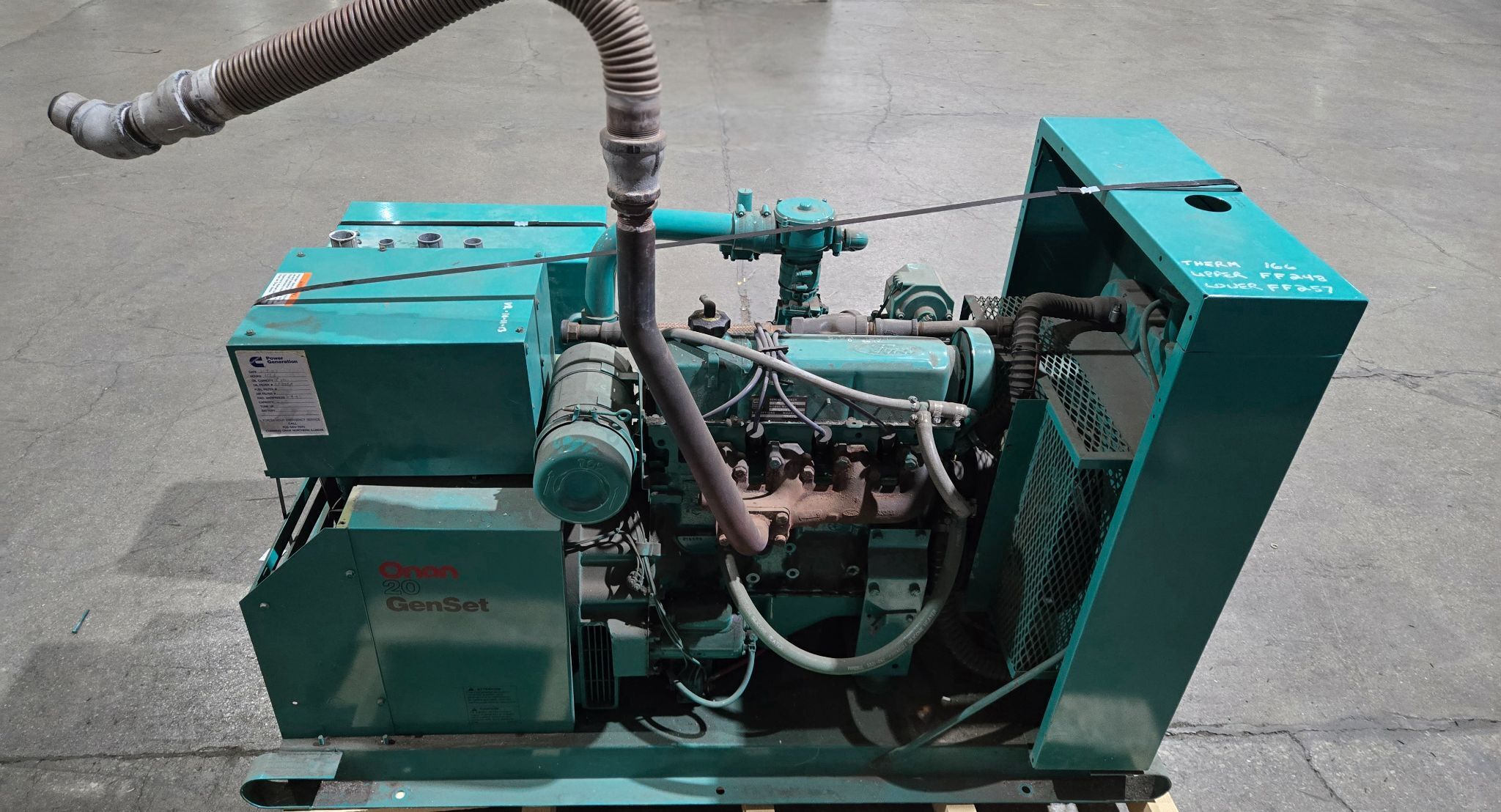 ONAN 20ES L25850B Generator Set w/ Automatic Transfer Switch USED 4
