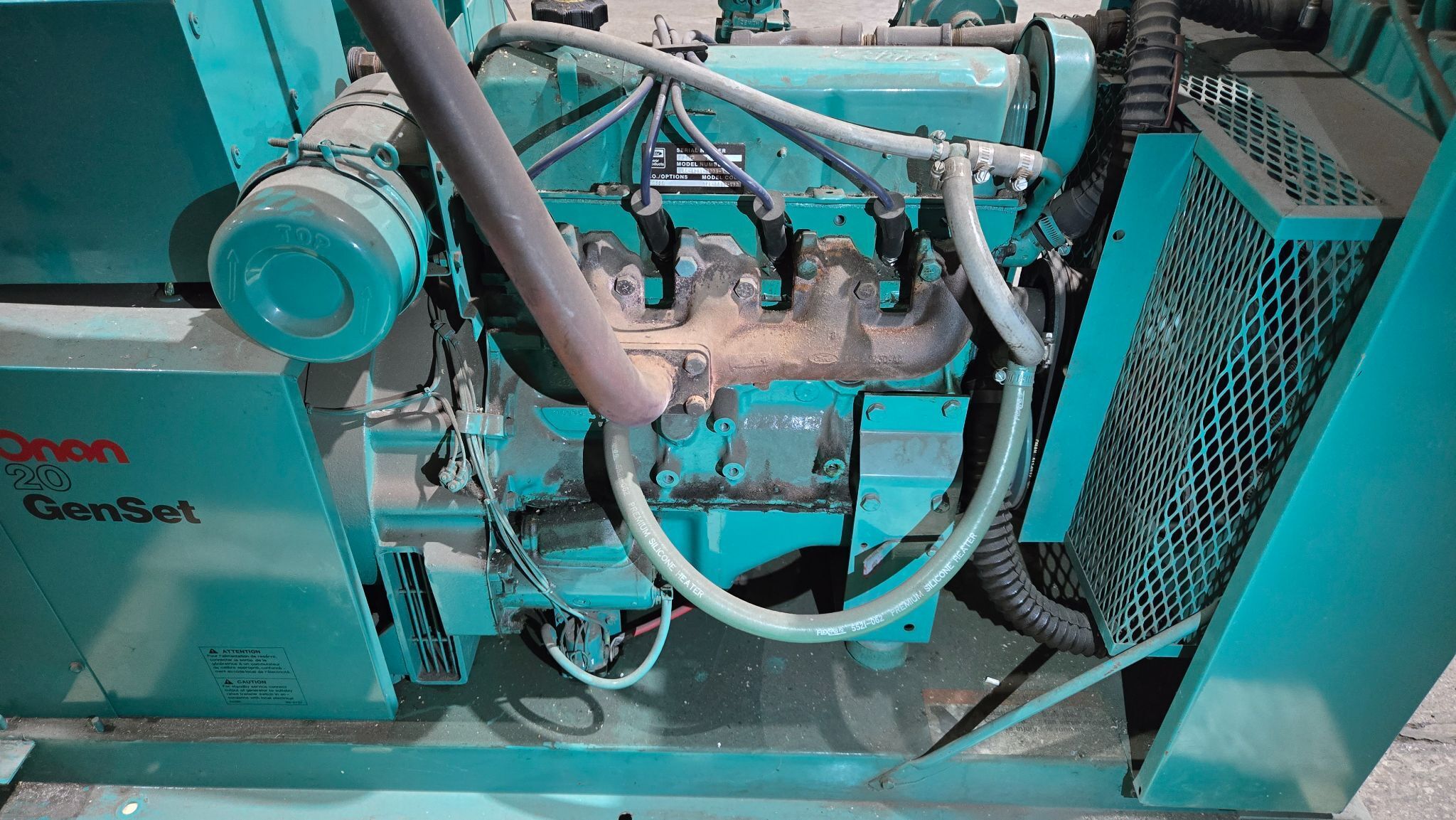 ONAN 20ES L25850B Generator Set w/ Automatic Transfer Switch USED 7