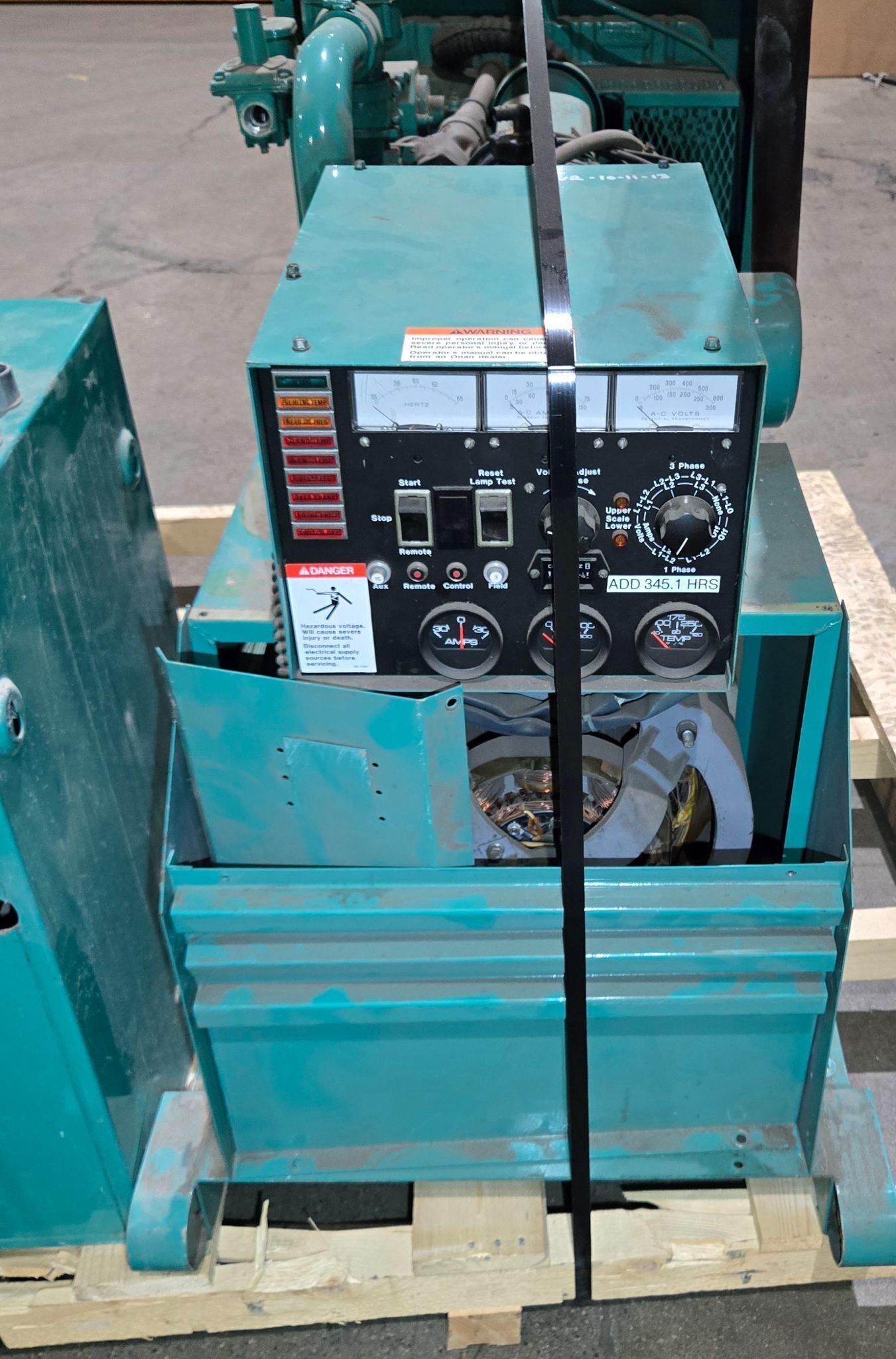 ONAN 20ES L25850B Generator Set w/ Automatic Transfer Switch USED 5