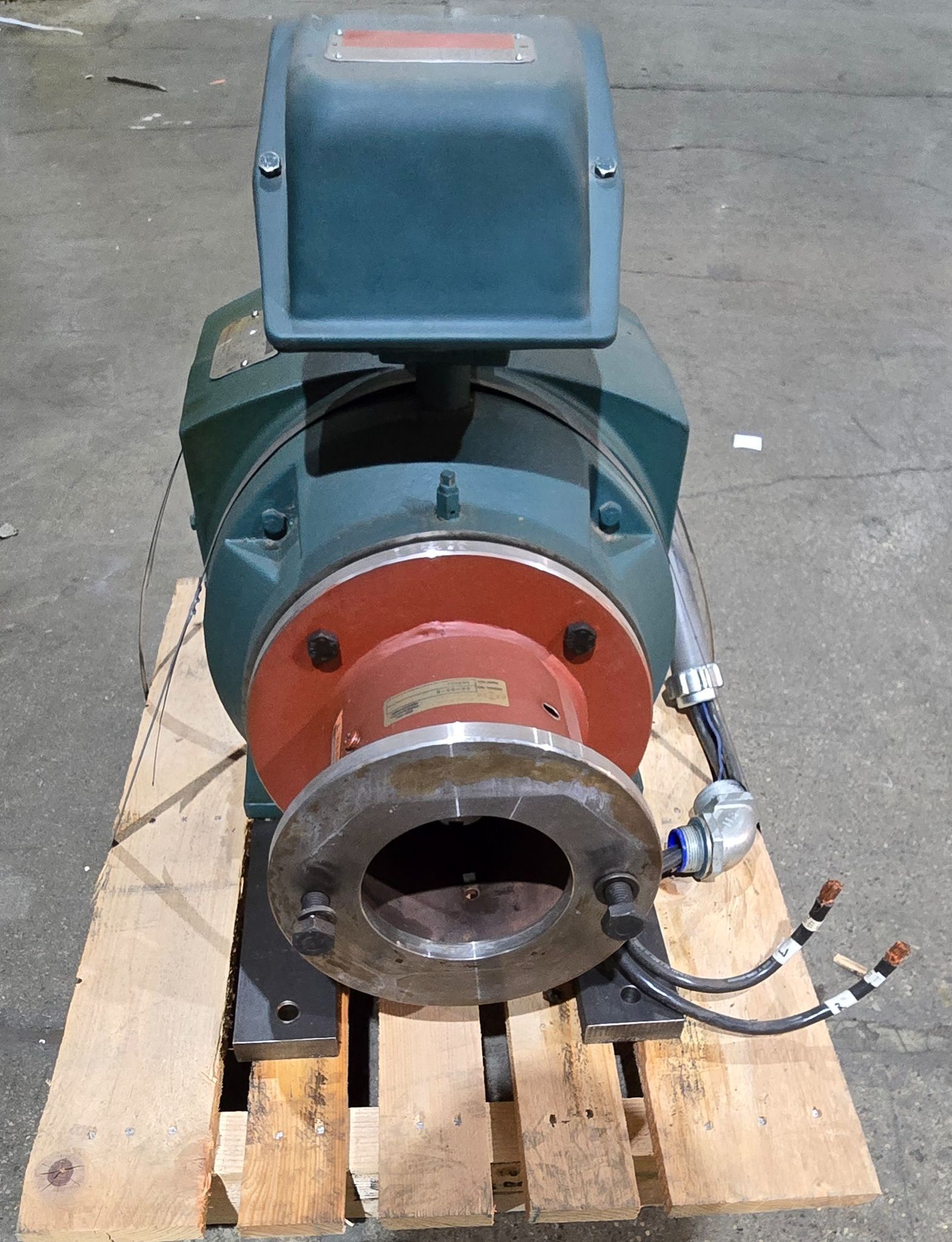 VAN DORN DEMAG P28G7064A 20 HP AC Electric Motor USED 3