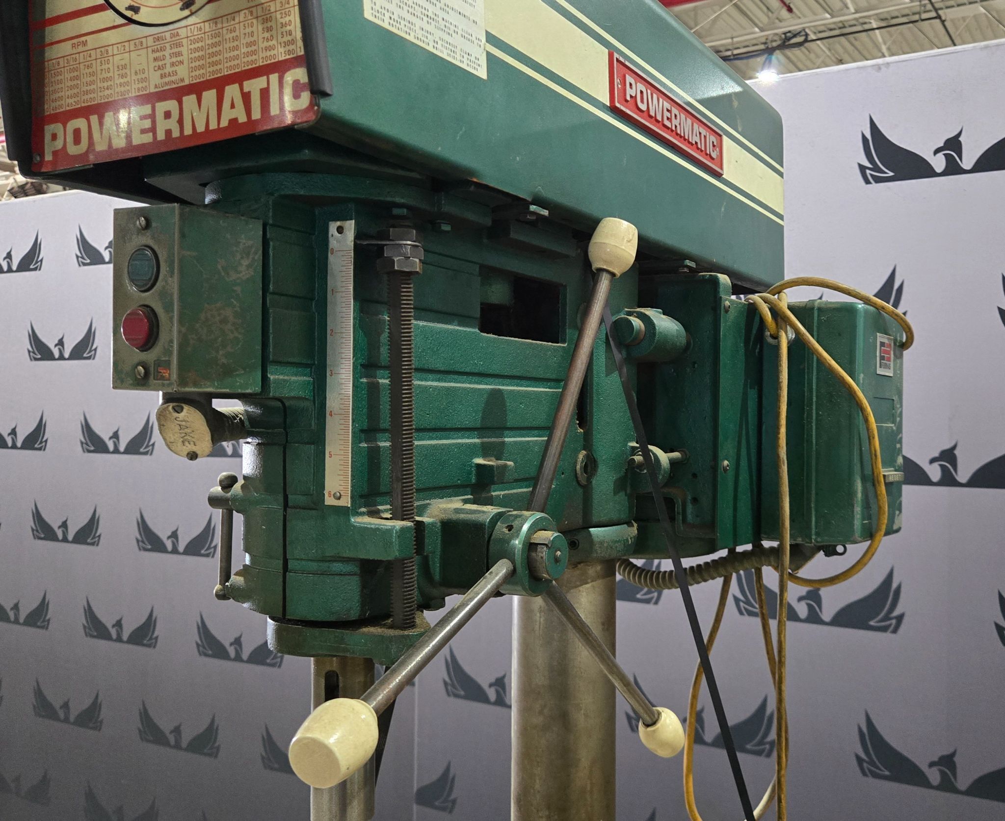 POWERMATIC 1200 Floor Drill Press USED 6