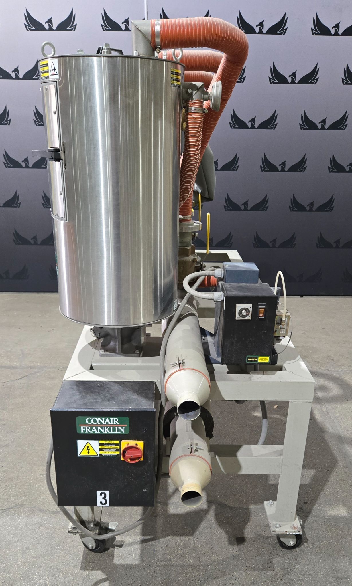 CONAIR FRANKLIN CH14-2 Three Hopper Drying System USED 2