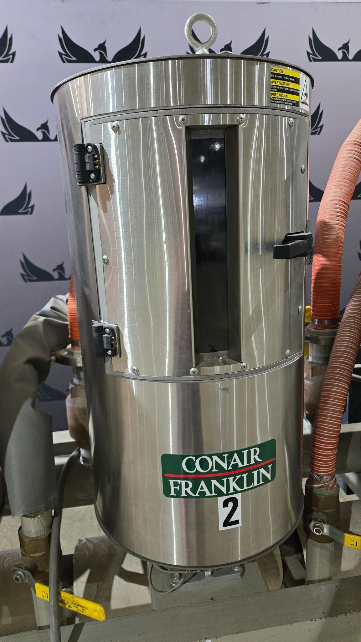 CONAIR FRANKLIN CH14-2 Three Hopper Drying System USED 11