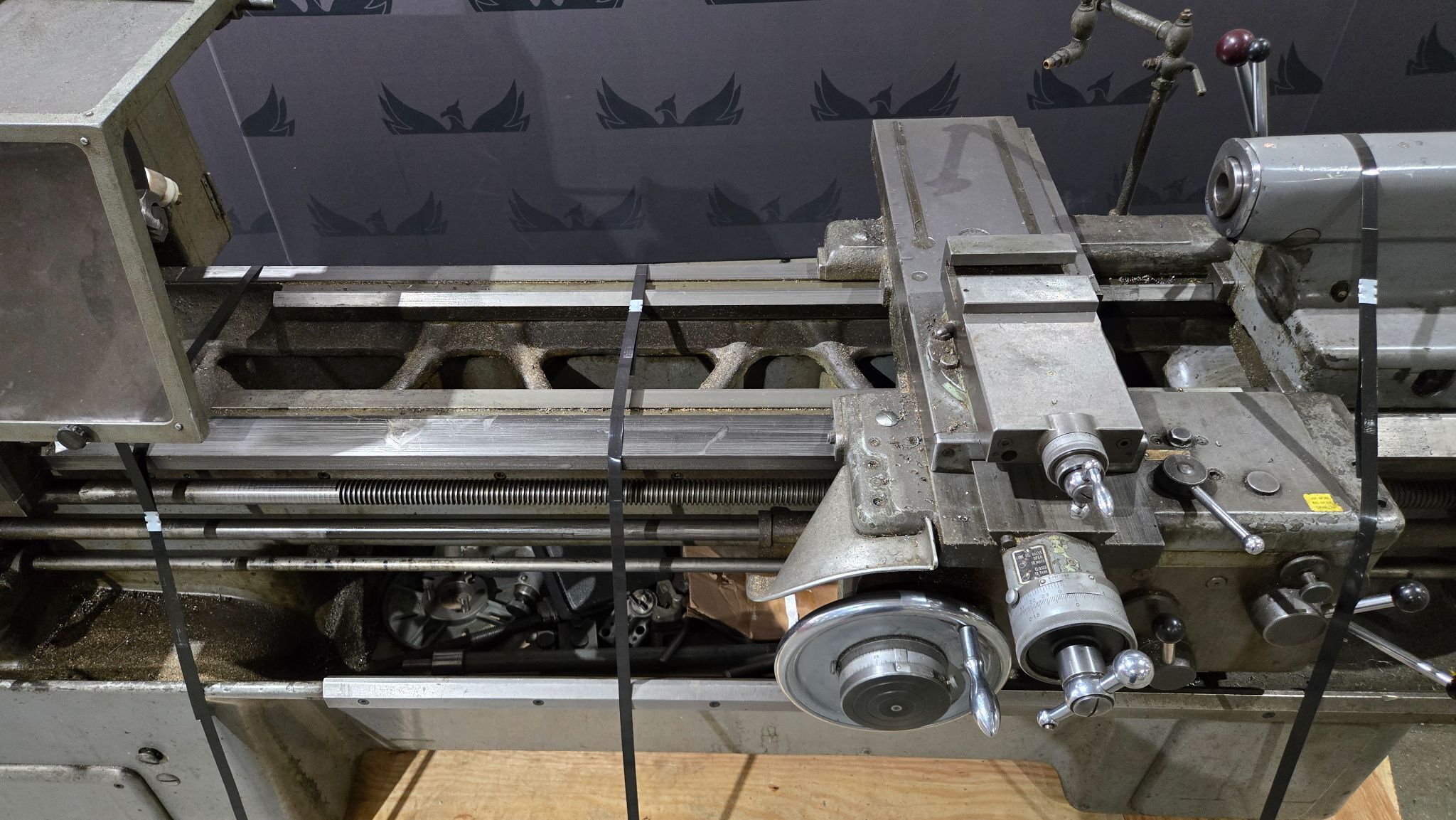 OKUMA LS Engine Lathe with 3 Jaw Chuck Tooling & Electrical Cabinet USED 5