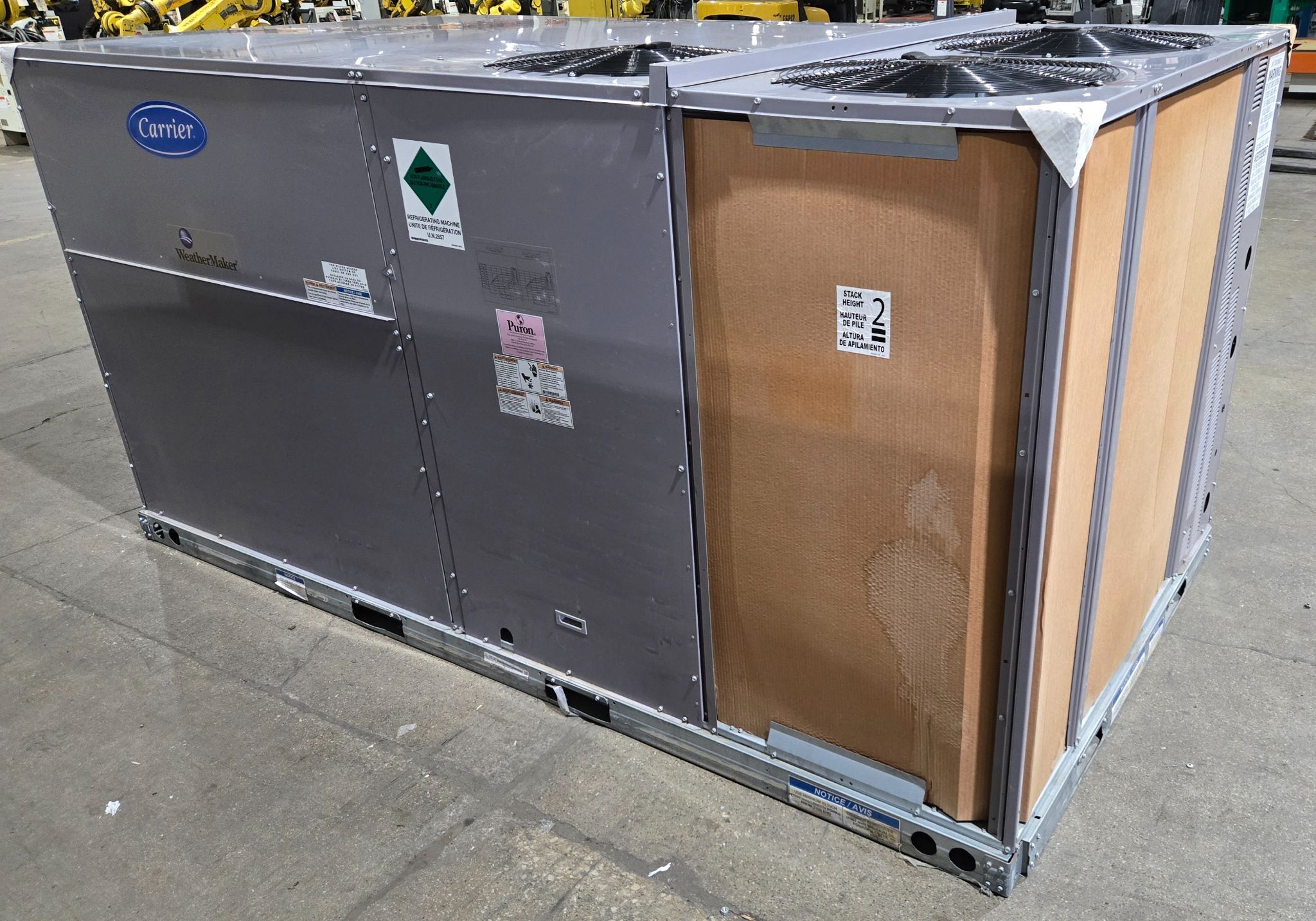 Carrier WeatherMaker 50TCQD14A2A6A0A0G0 12.5 Ton Heat Pump Rooftop Unit NEW 3