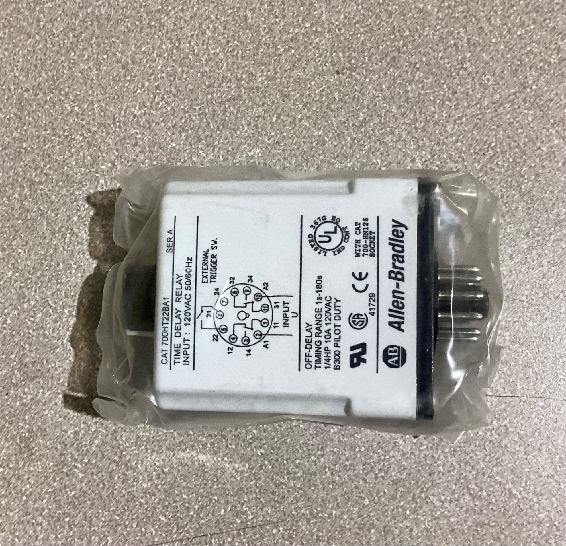 ALLEN‑BRADLEY 700‑HT22BA1 Time Delay Relay NEW 0