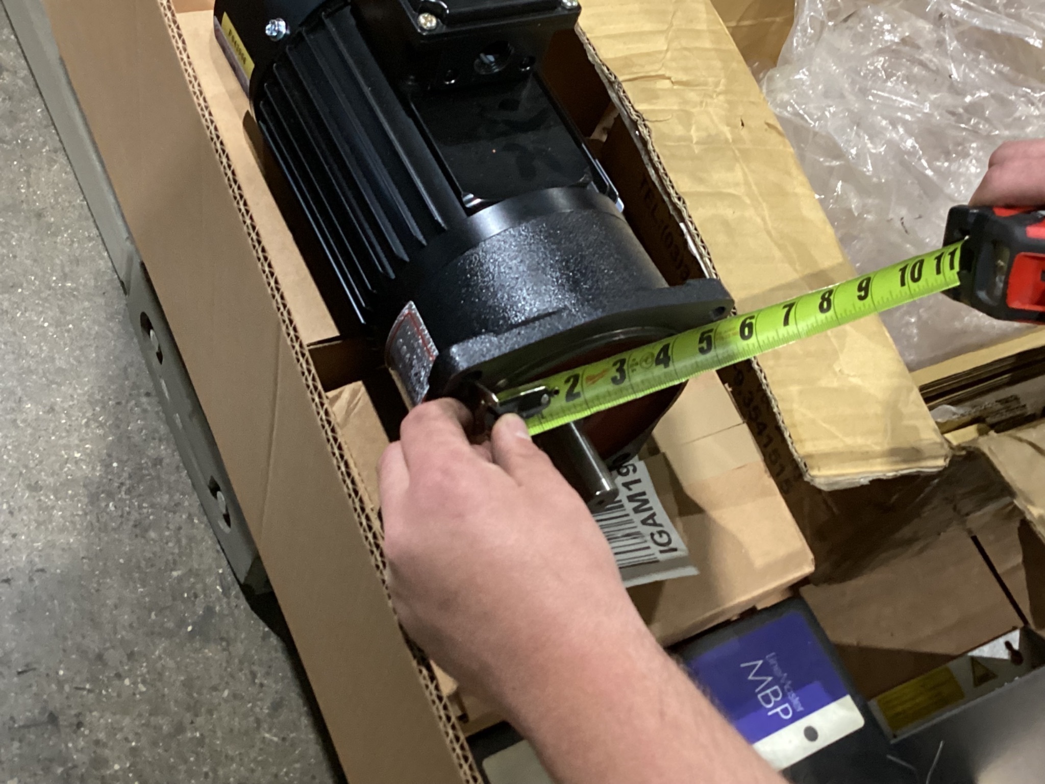 I-TA MACHINERY PHASE 3 MOTOR AEV750 NEW W BOX 2
