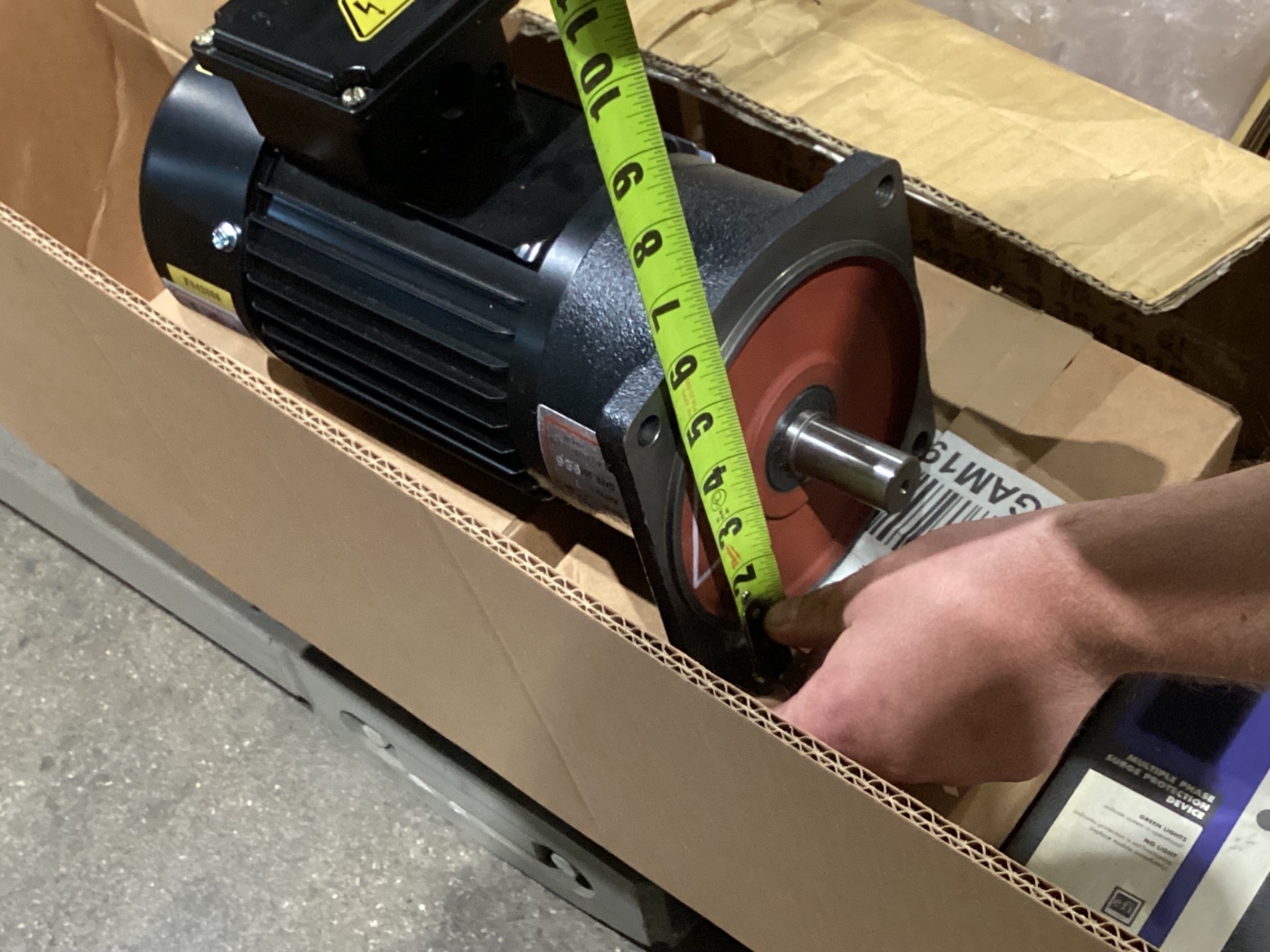 I-TA MACHINERY PHASE 3 MOTOR AEV750 NEW W BOX 3