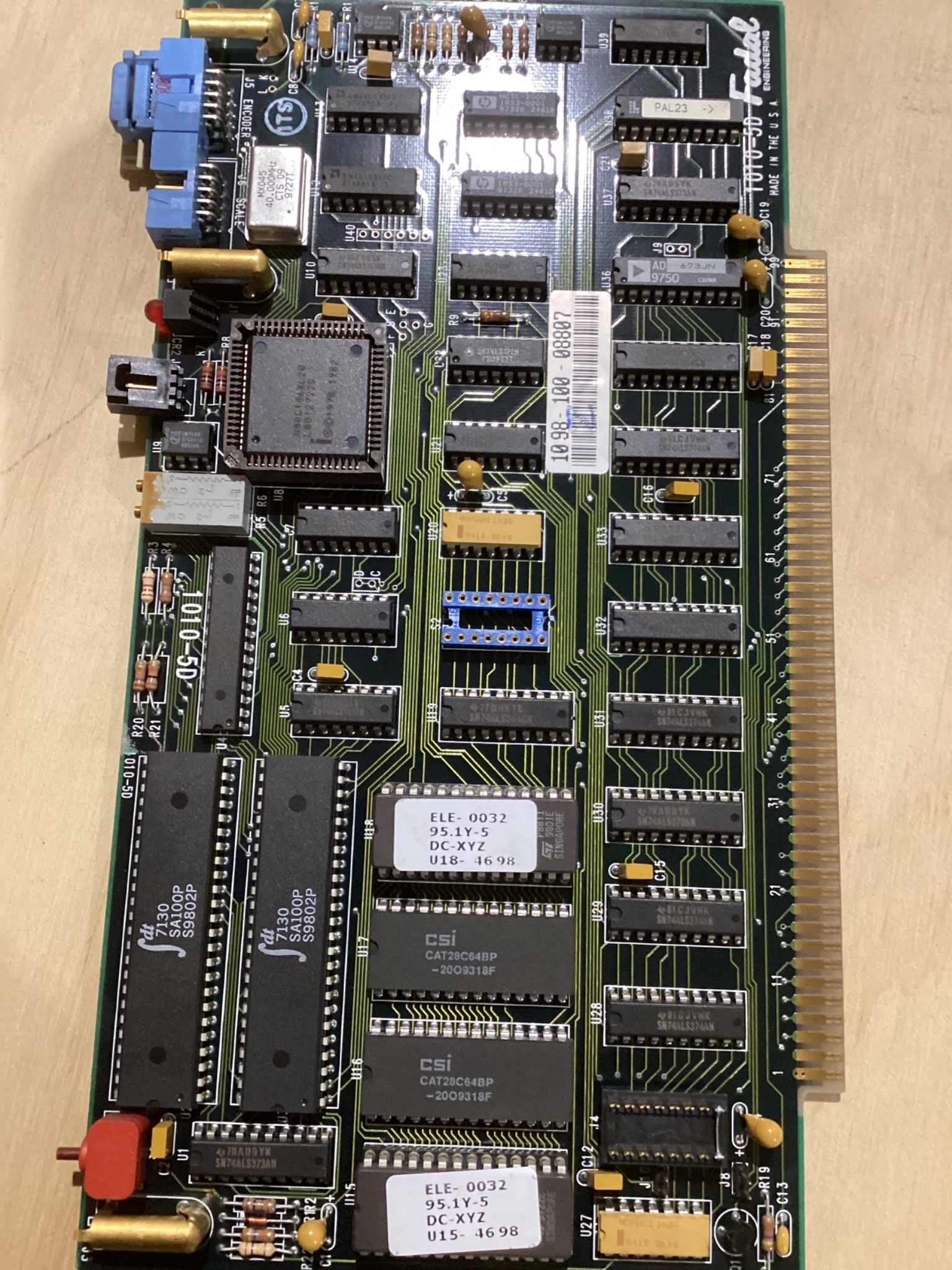 FADAL 1010-5D AXIS CONTROL CIRCUIT BOARD USED 0