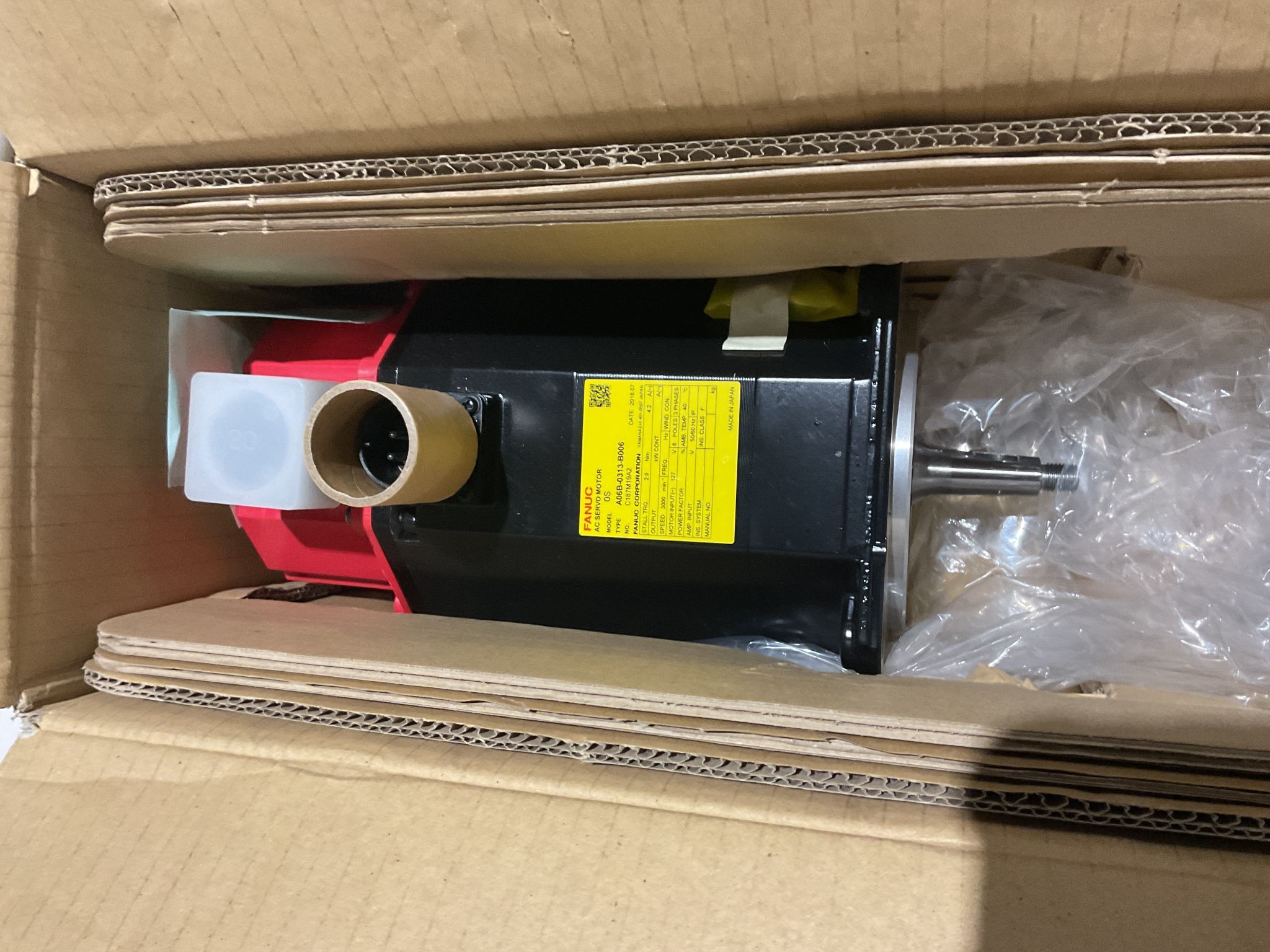 FANUC A06B‑0313‑B006 AC Servo Motor USED 0