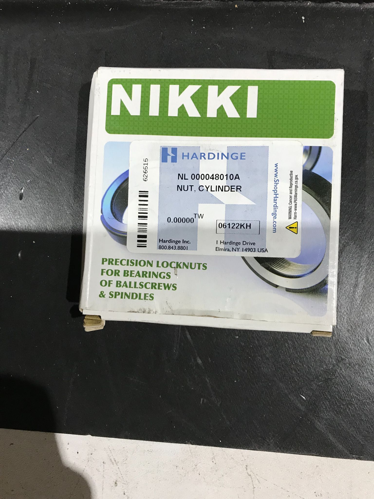 NIKKI Precision Locknut Hardinge NL000048010A NEW 1