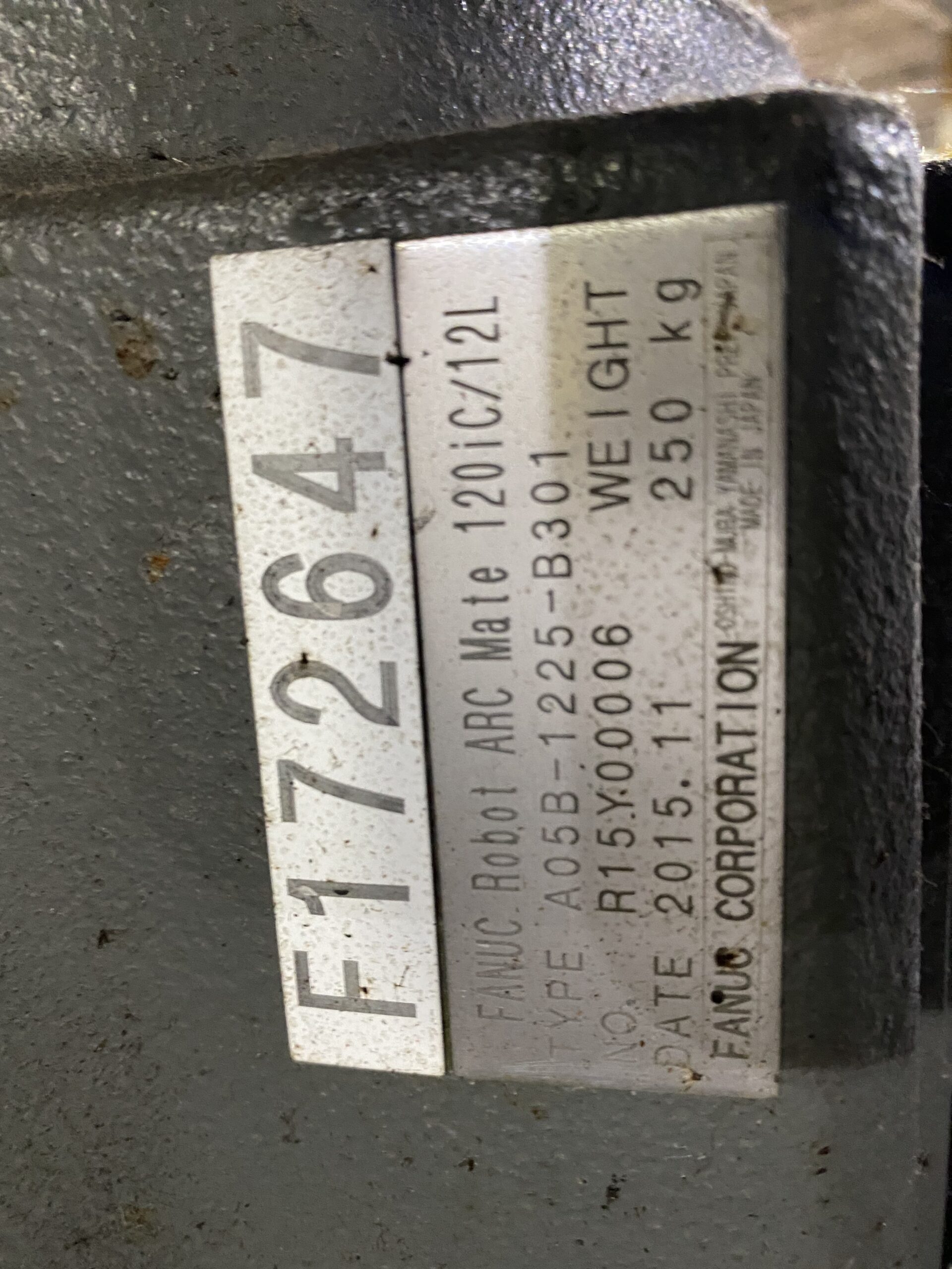 FANUC - ArcMate 120iC/12L w/ R-30iB PARTS ONLY 3