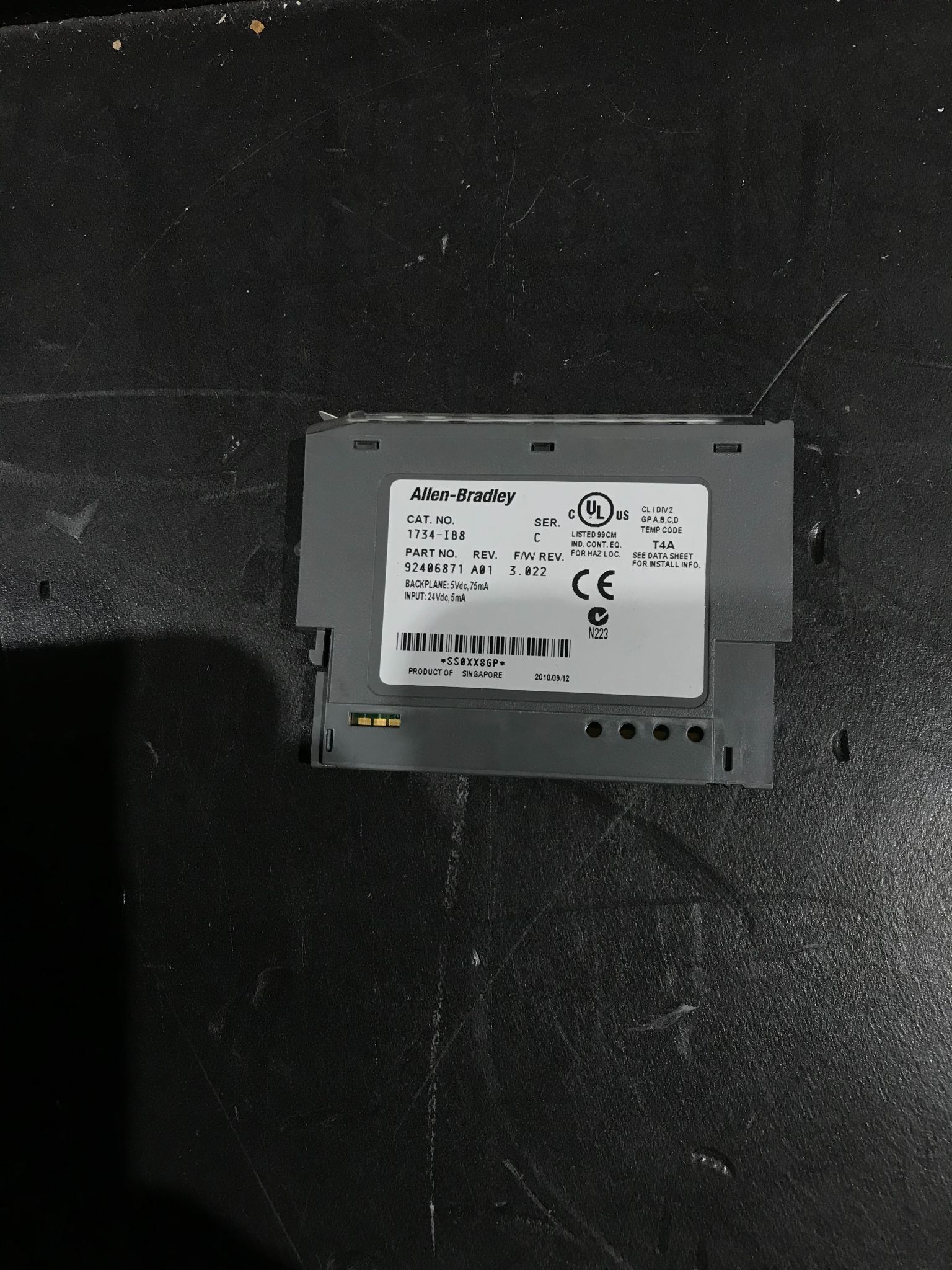 ALLEN BRADLEY 1734-IB8 POINT I/O 8-Point Digital Input Module USED 1