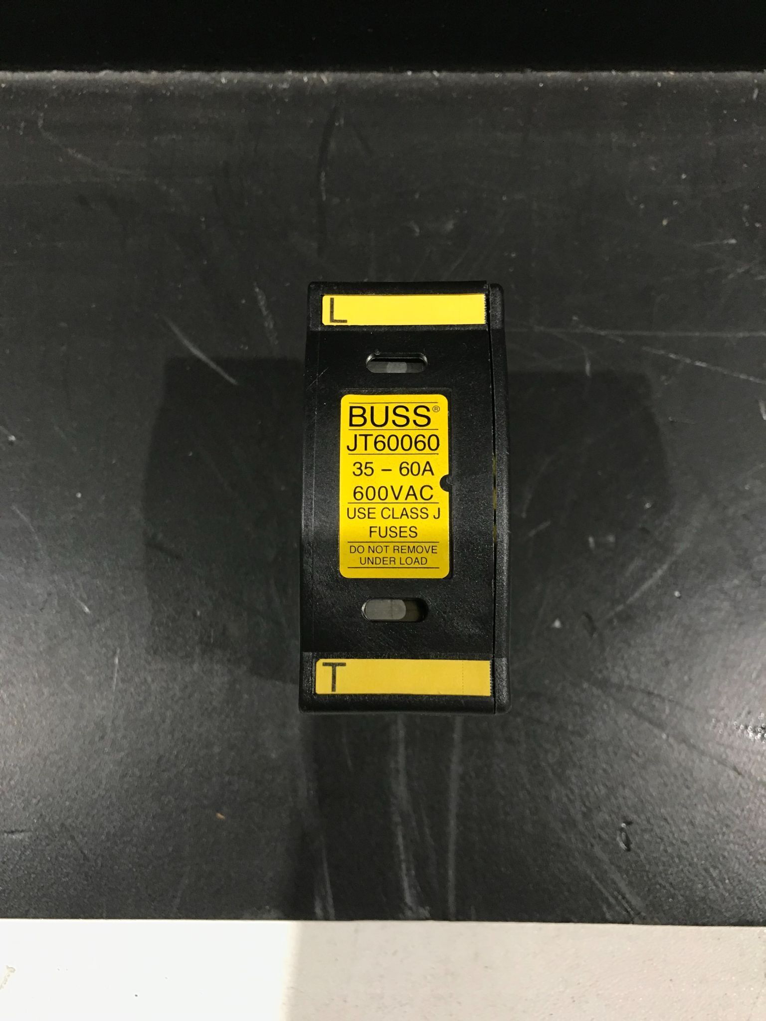 BUSSMANN JT60060 Class J Fuse Holder 600VAC NEW 0