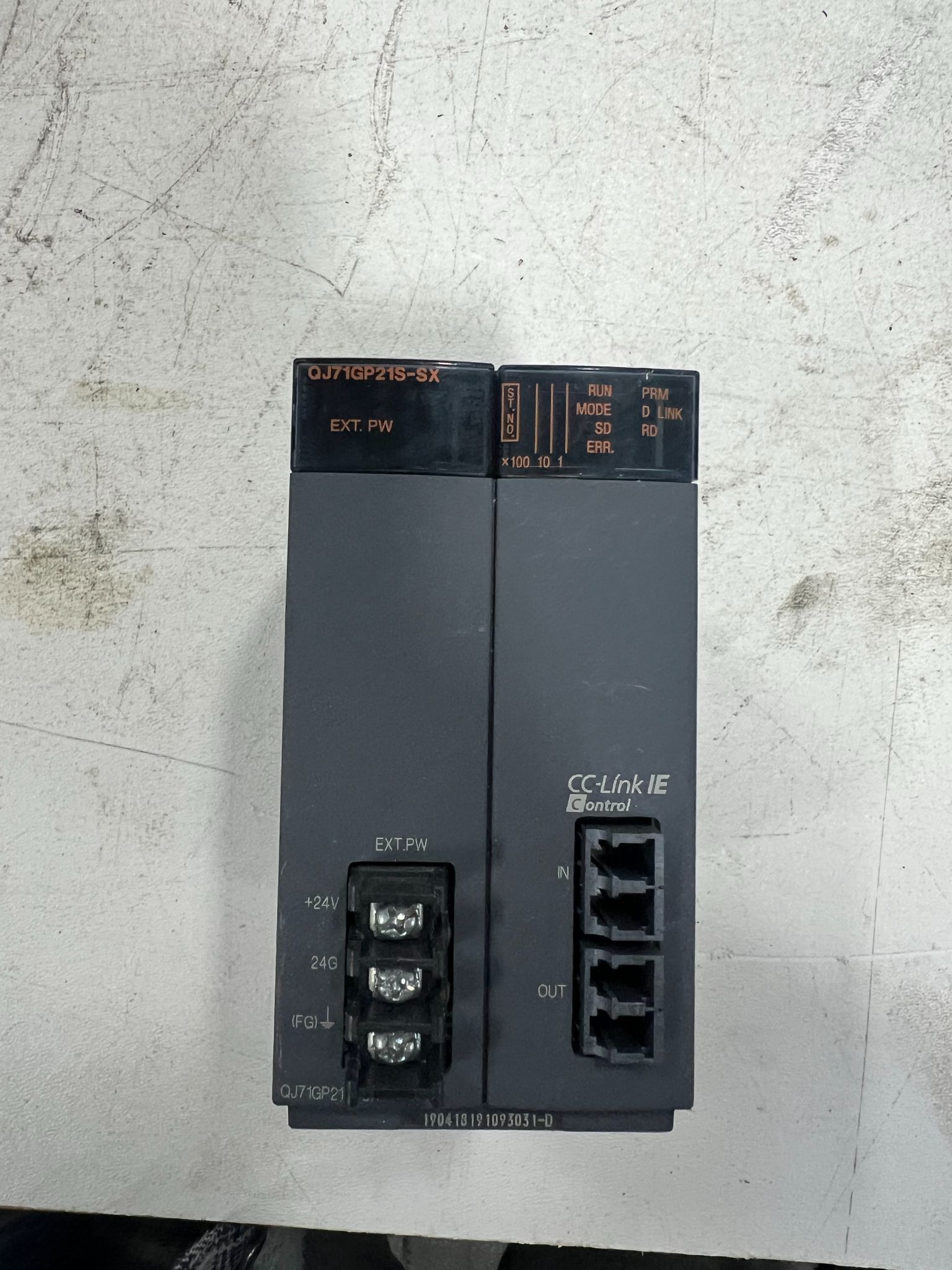 MITSUBISHI QJ71GP21S-SX CC-Link IE Control Module PLC USED 0