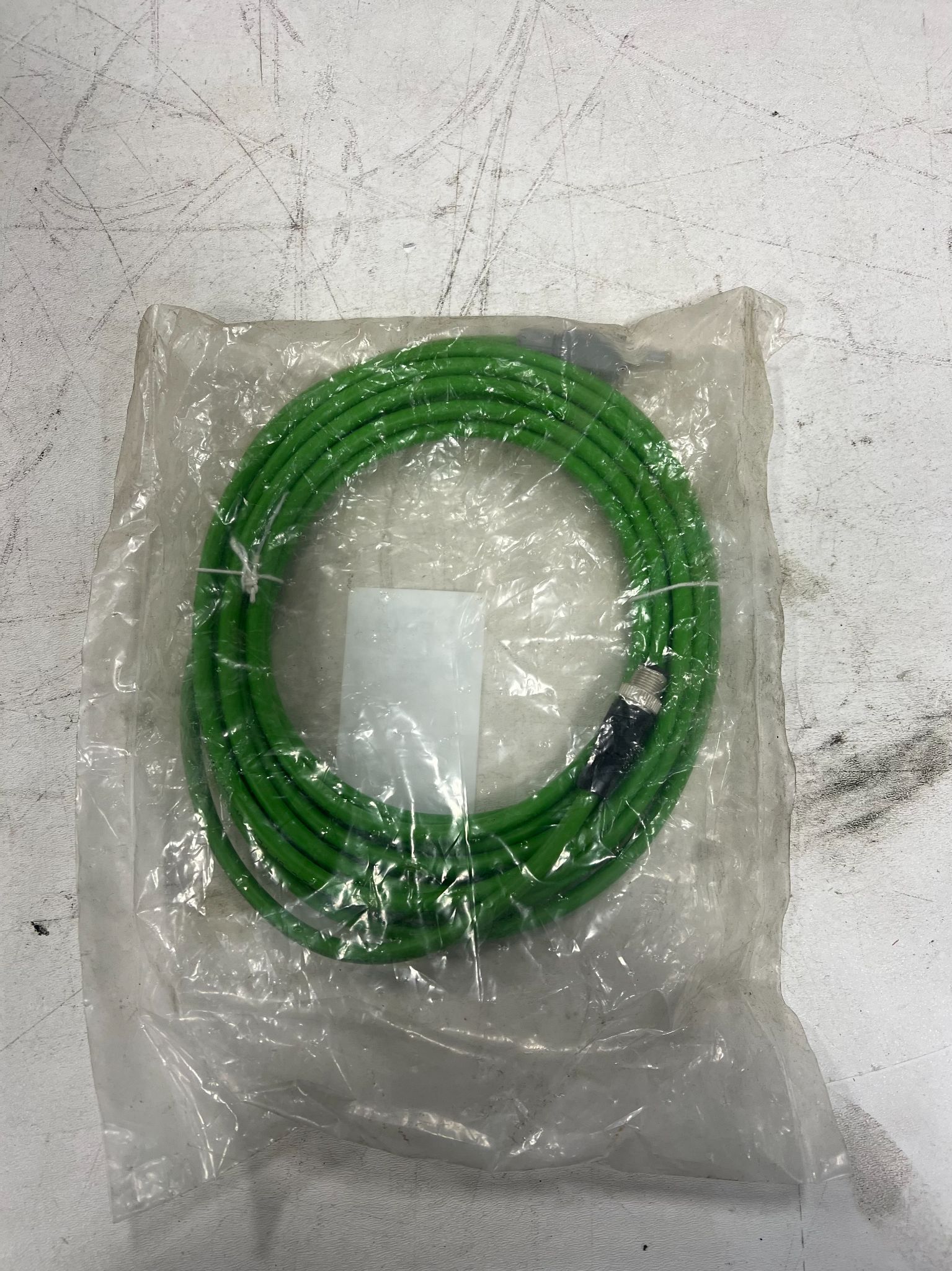 IFM E18422 M12 D‑Coded to RJ45 Industrial Ethernet Cable 5 m NEW 1