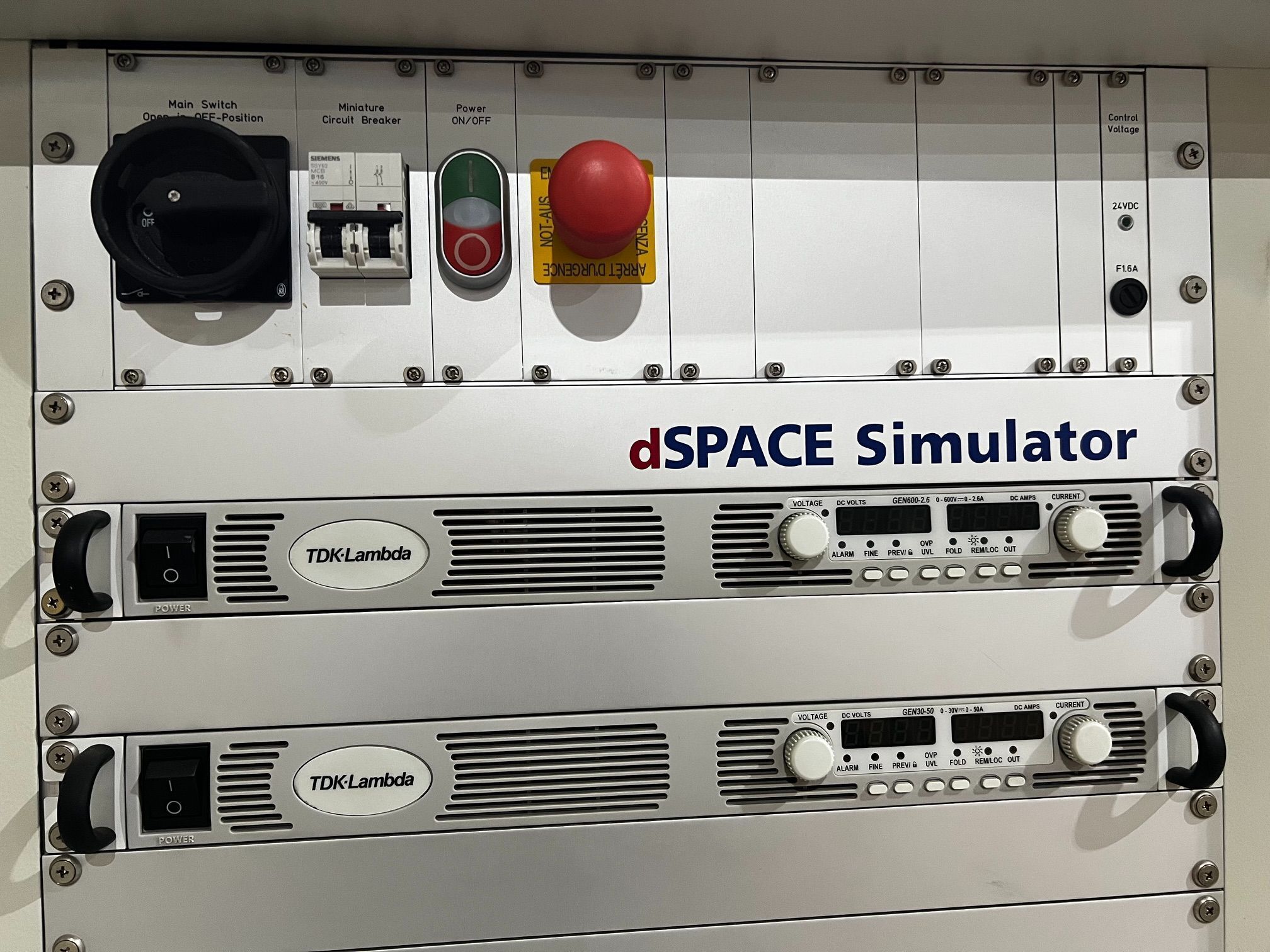 dSPACE SCALEXIO Battery Simulation System Full Rack USED 7